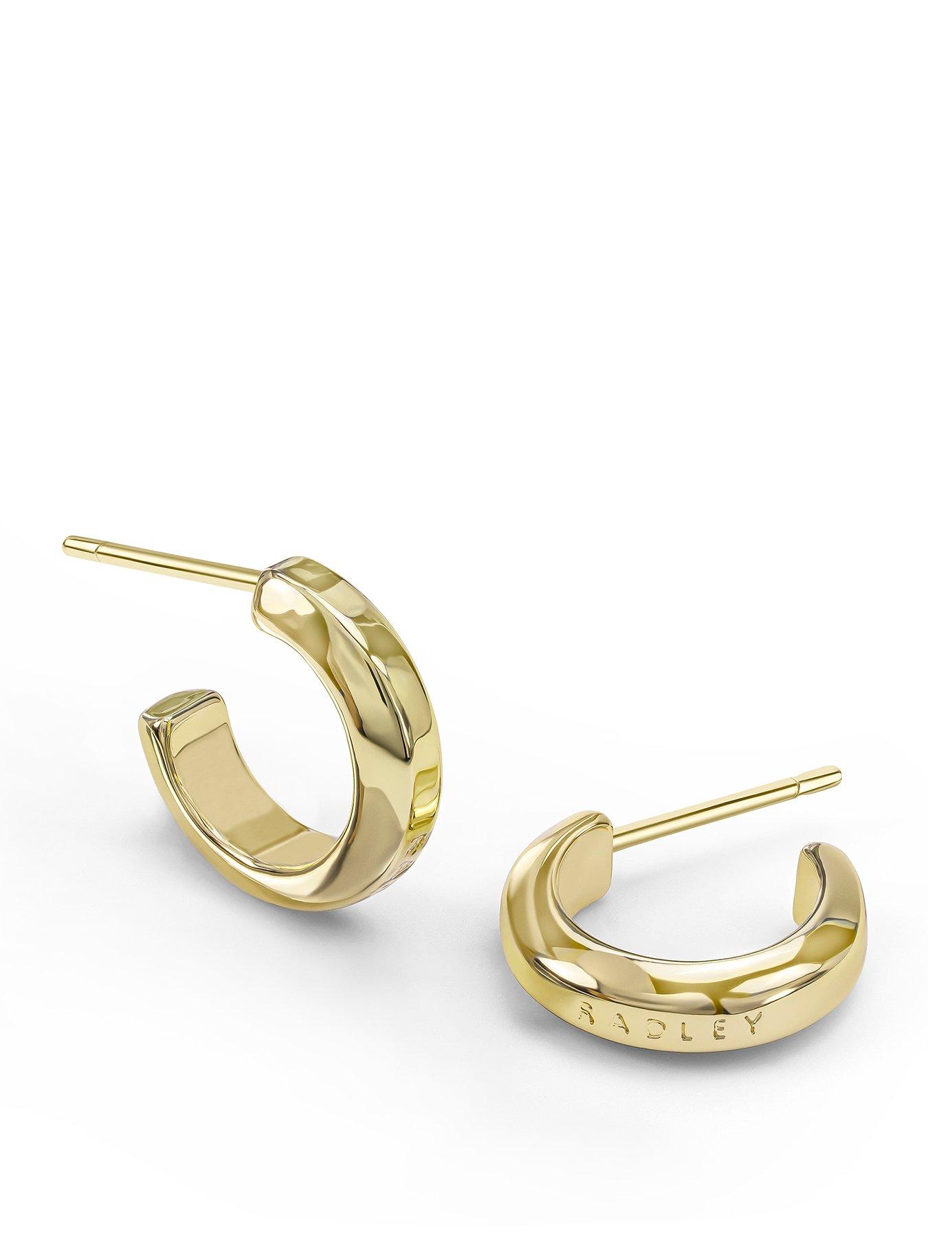 Image 1 of 2 of Radley 18ct Gold Plated Hoop Earrings