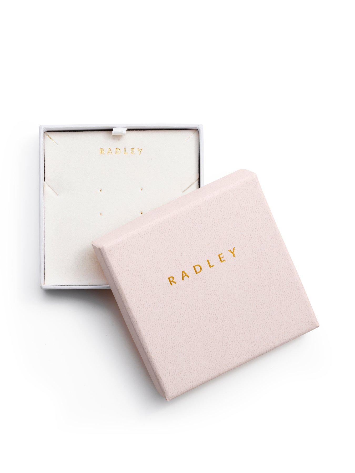 Image 4 of 4 of Radley 18ct Gold Plated Disc Stud Earrings