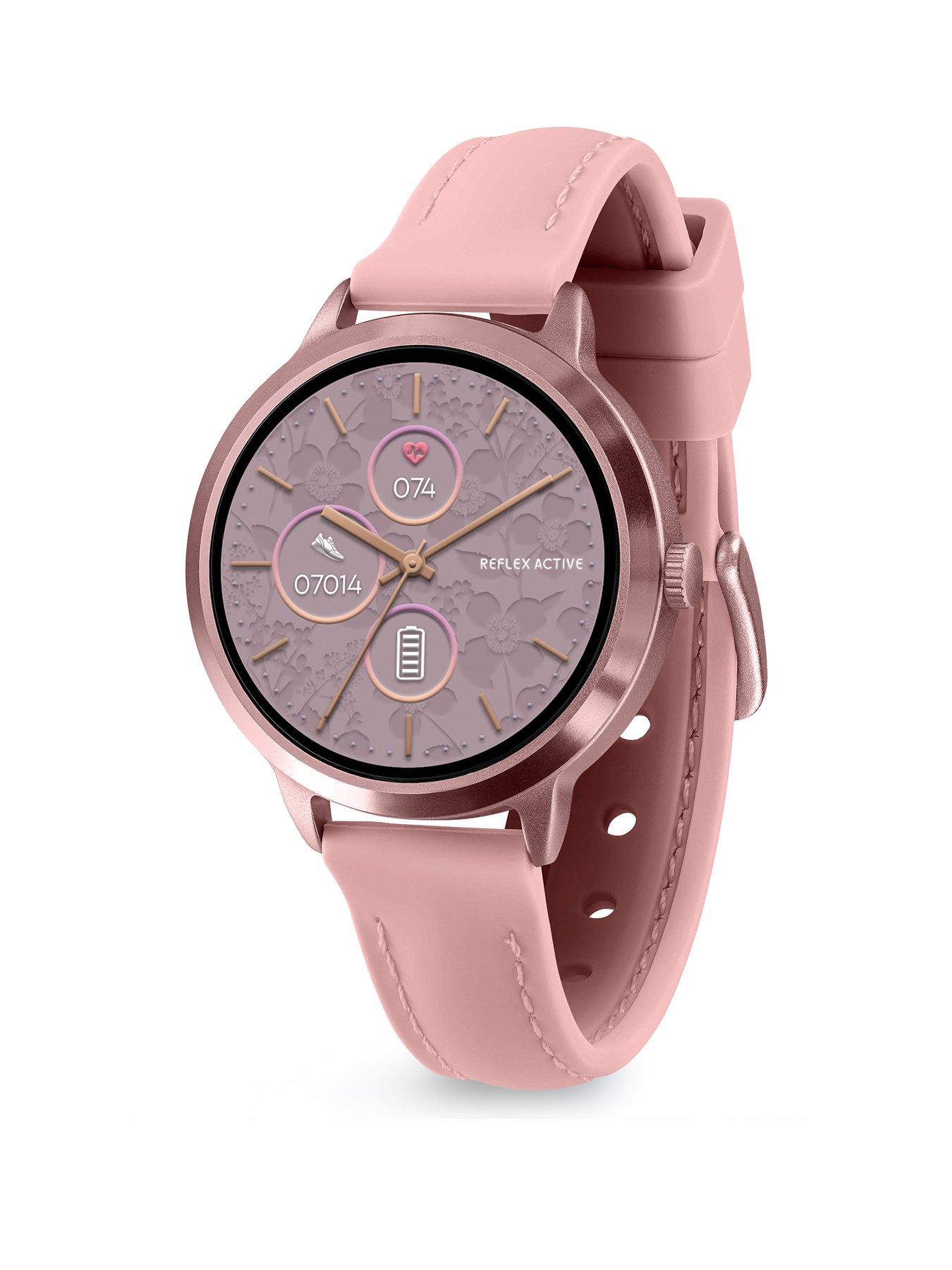 Reflex Active Spectra Pink Silicone Strap Smart Watch