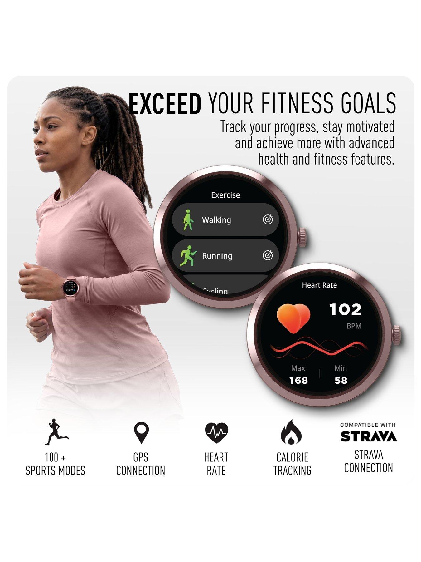 Image 2 of 7 of Reflex Active Reflex Active Spectra Pink Silicone Strap Smart Watch