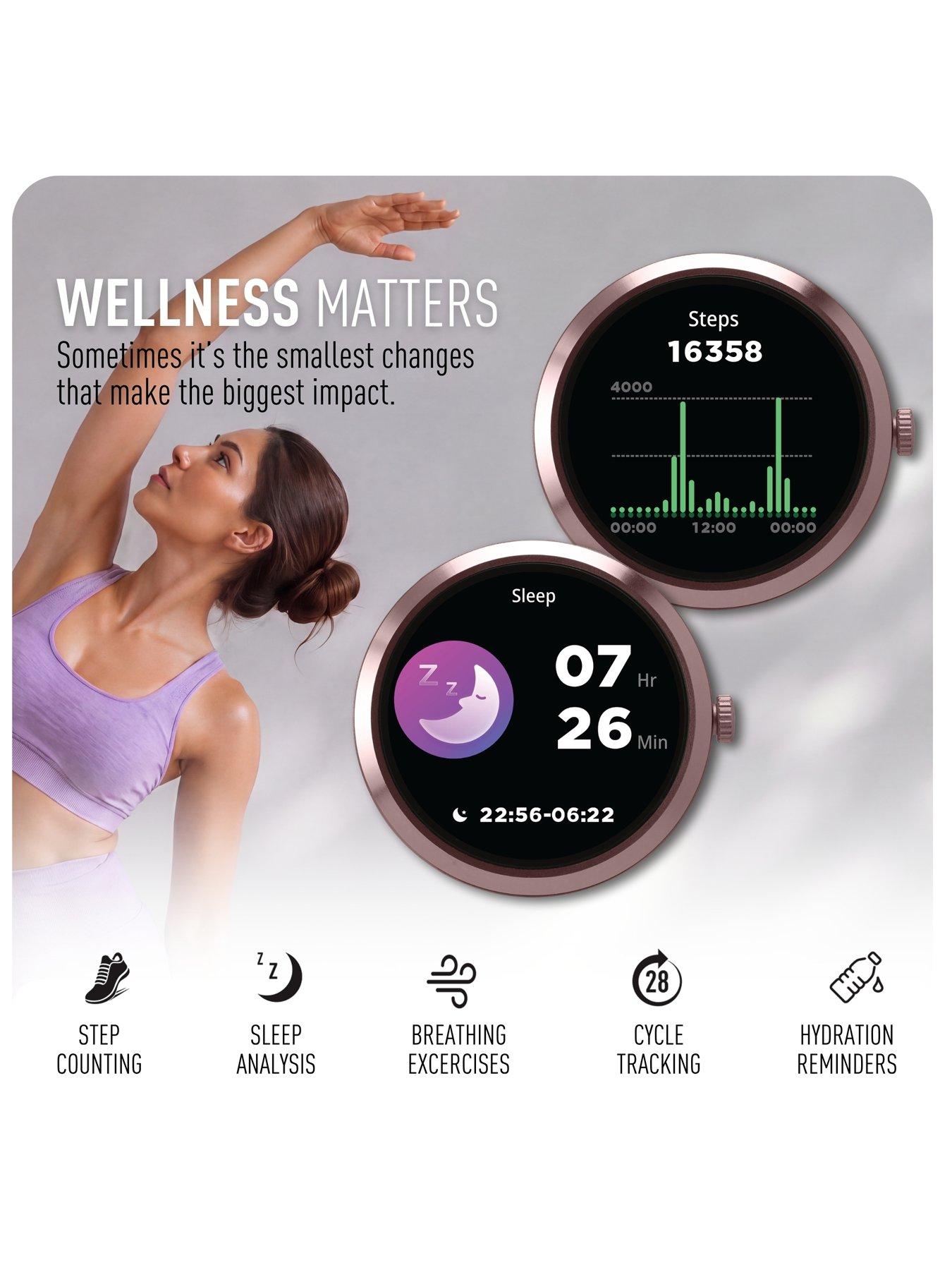 Image 3 of 7 of Reflex Active Reflex Active Spectra Pink Silicone Strap Smart Watch