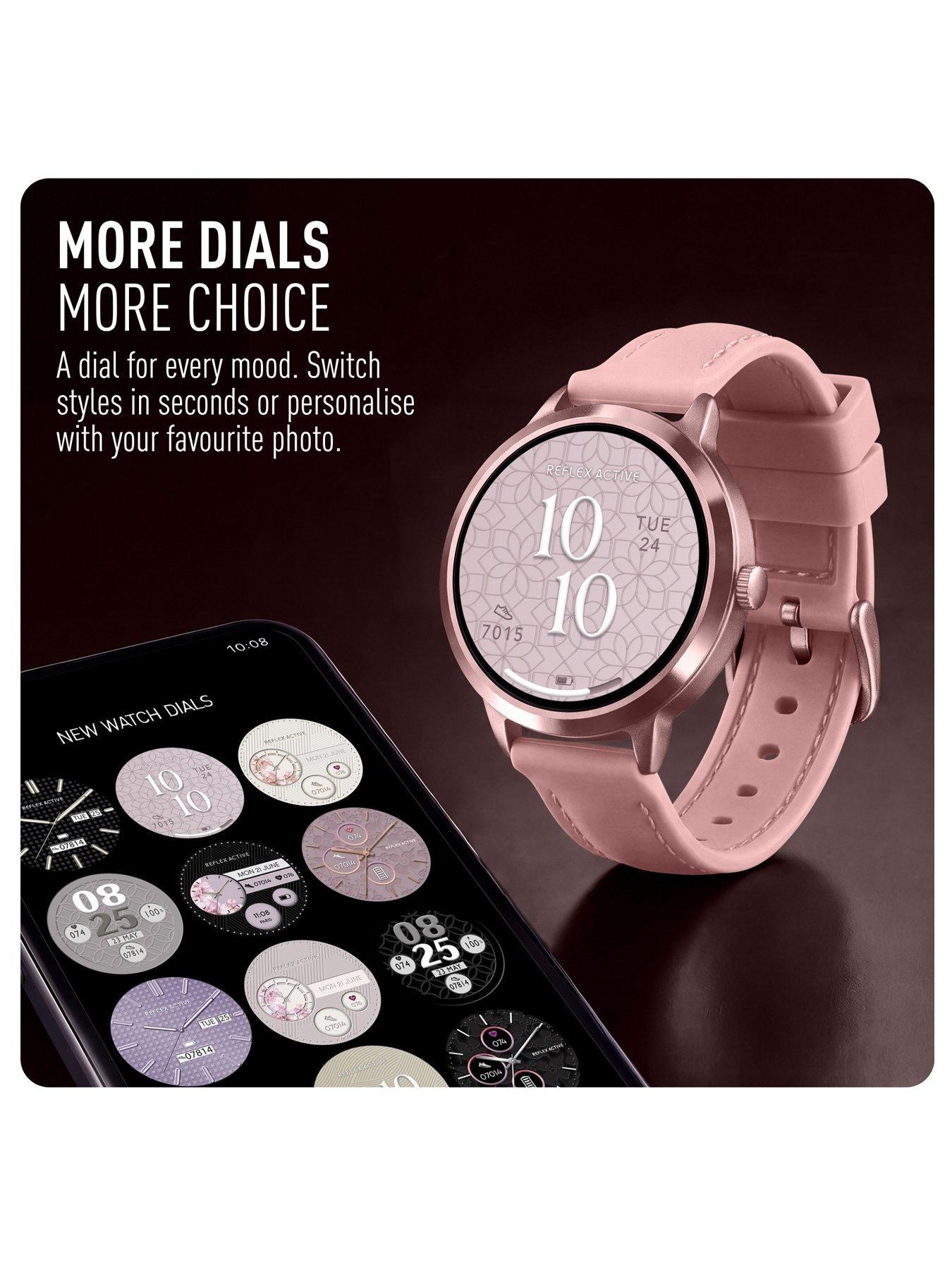 Image 6 of 7 of Reflex Active Reflex Active Spectra Pink Silicone Strap Smart Watch