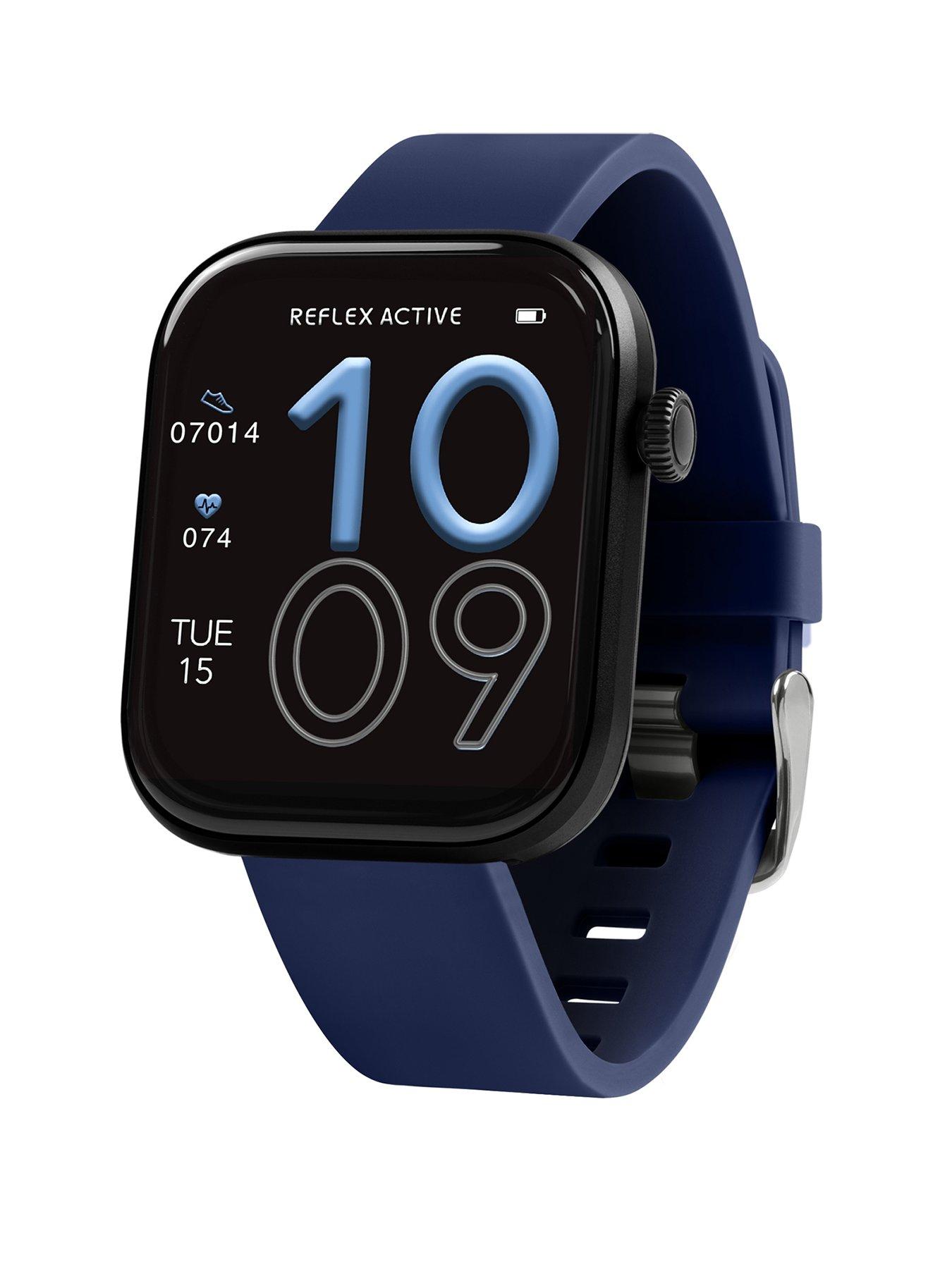 Reflex Active Reflex Active Spectra Navy Silicone Strap Smart Watch