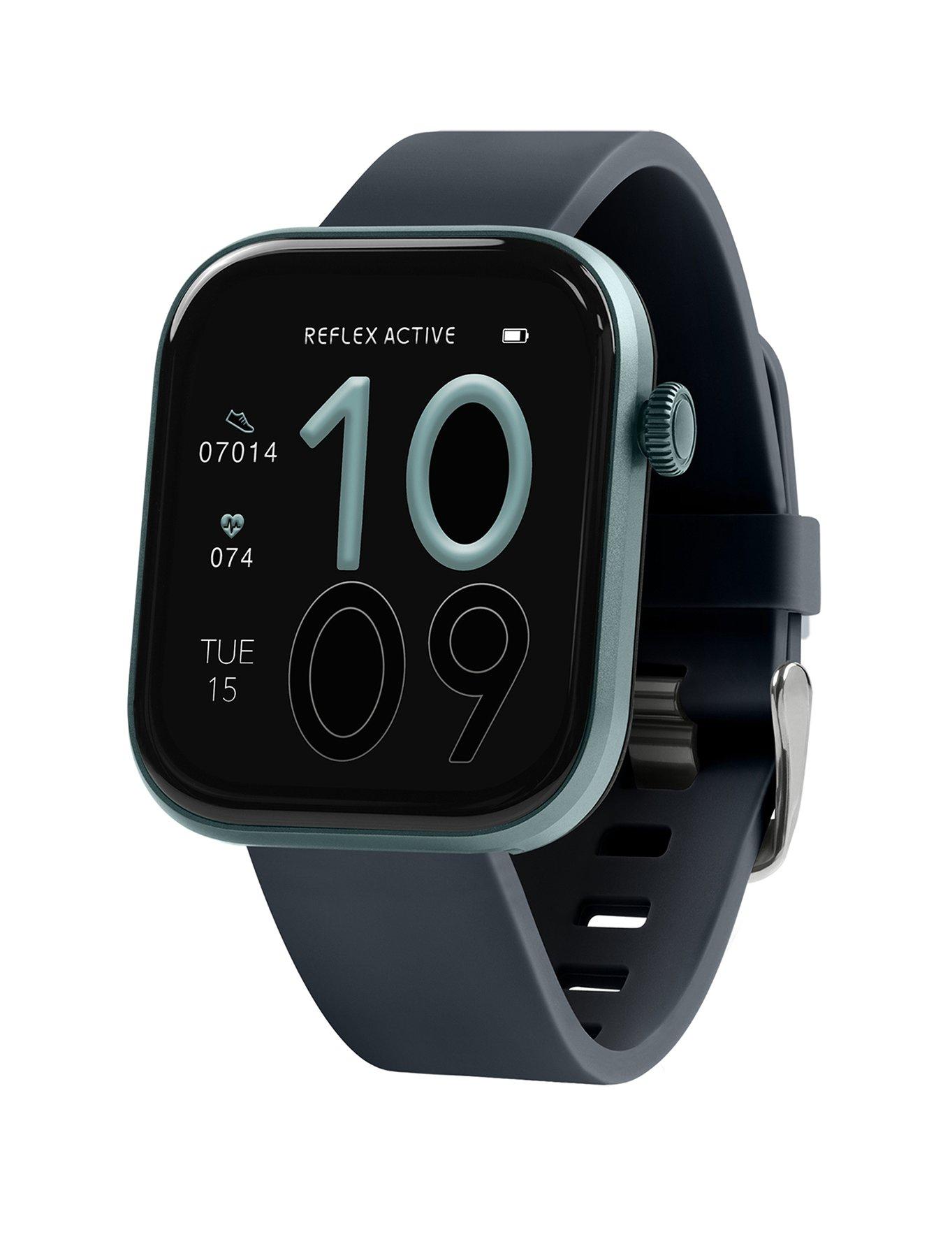 Image 1 of 8 of Reflex Active Spectra Dark Grey Silicone Strap Smart Watch