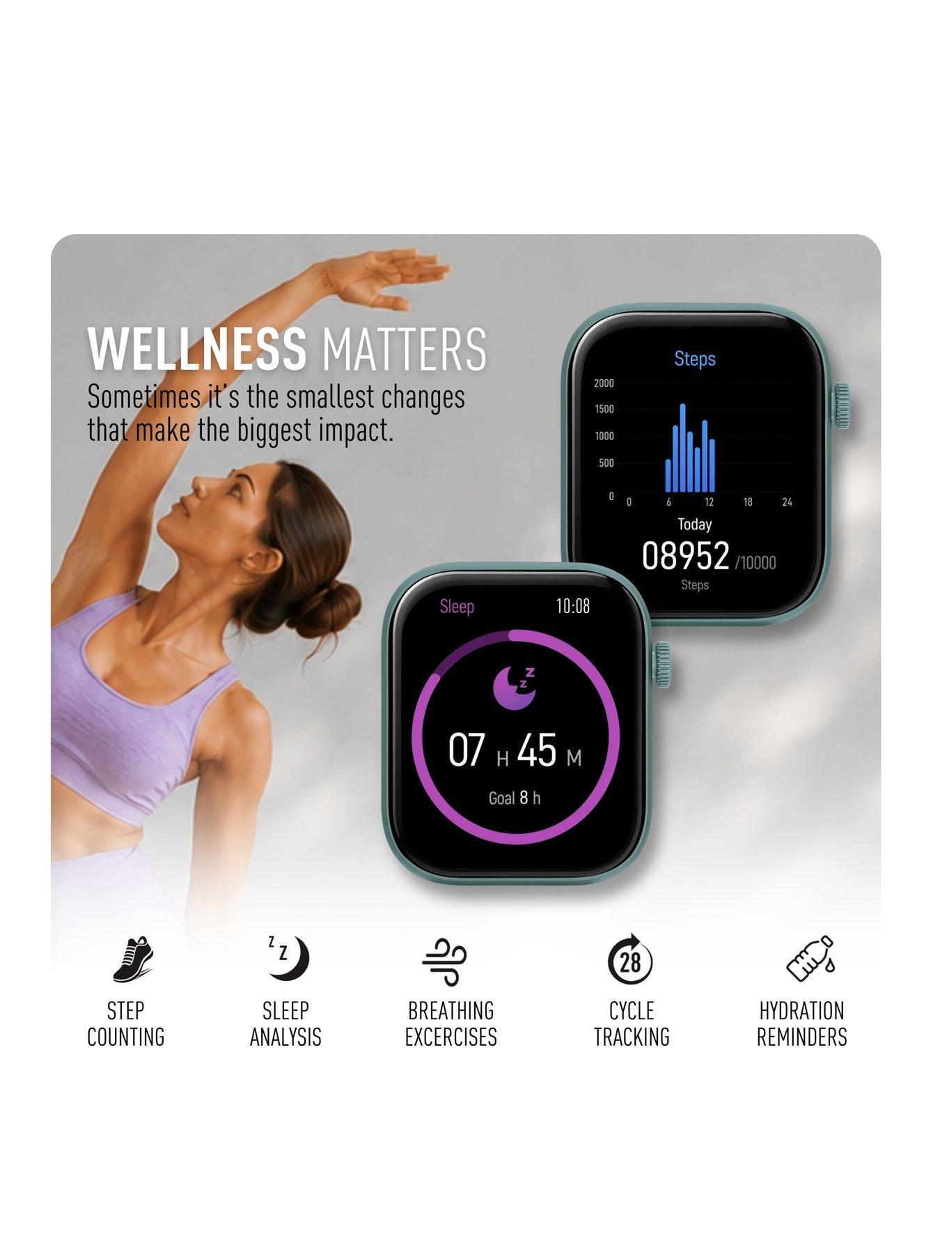 Image 3 of 8 of Reflex Active Spectra Dark Grey Silicone Strap Smart Watch
