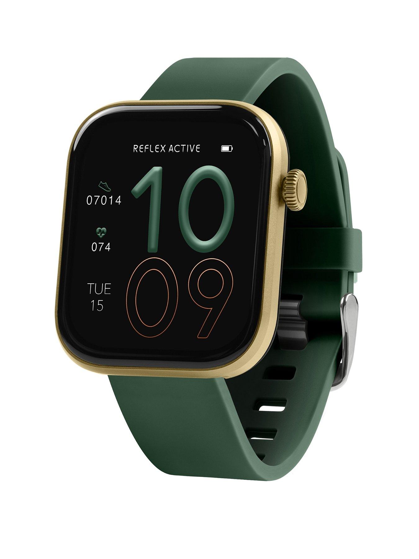 Reflex Active Reflex Active Spectra Dark Green Silicone Strap Smart Watch
