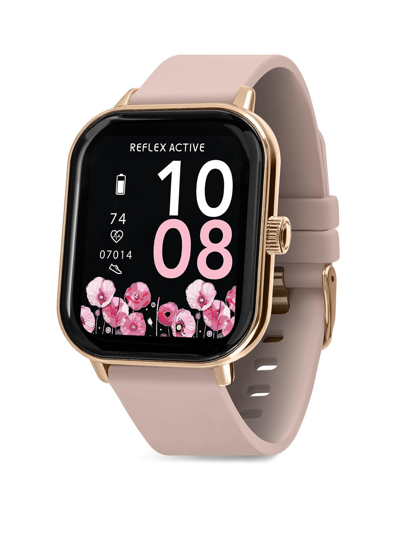 Reflex Active Nexus Pink Silicone Strap Smart Watch