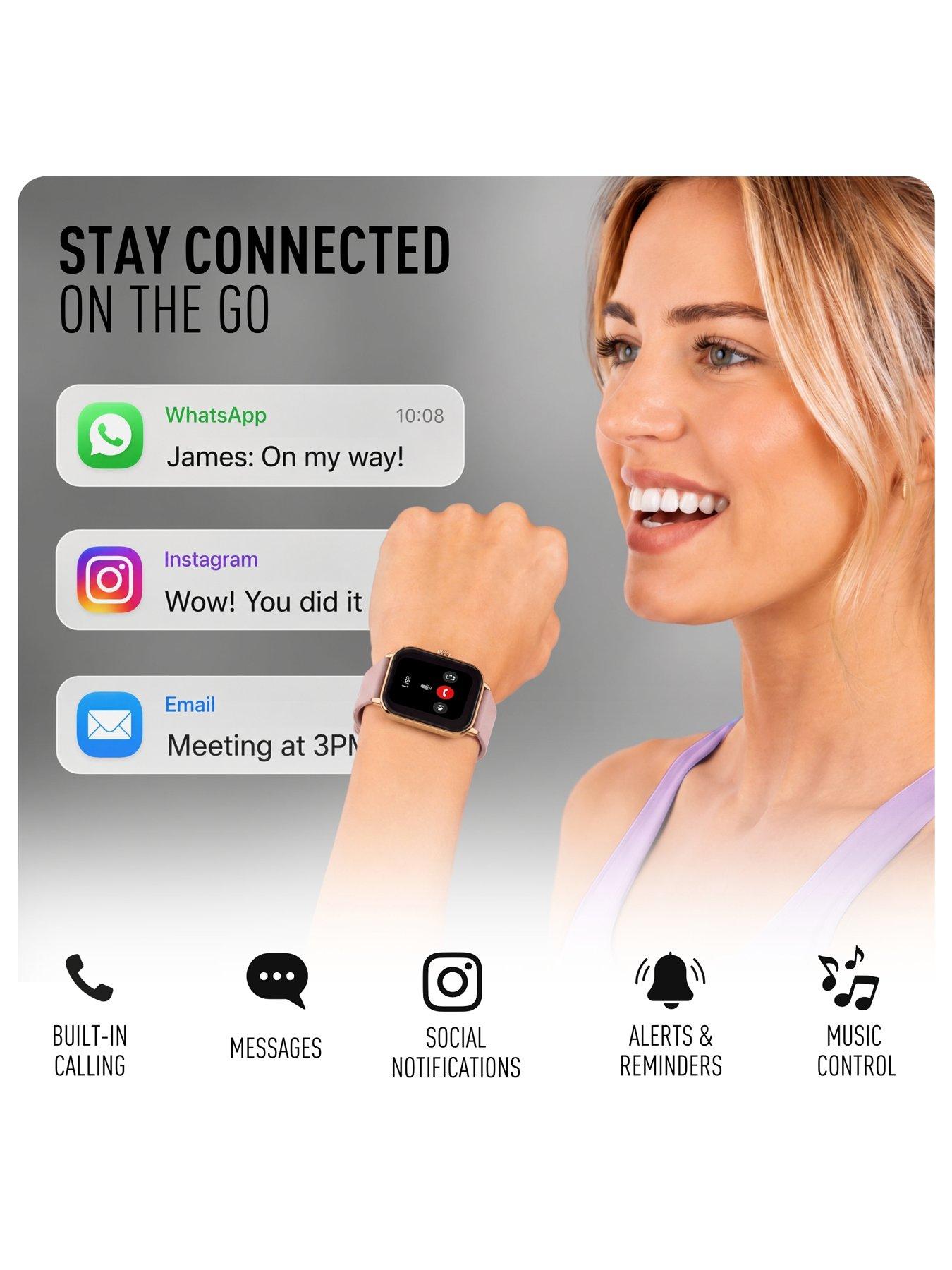 Image 4 of 7 of Reflex Active Reflex Active Nexus Pink Silicone Strap Smart Watch