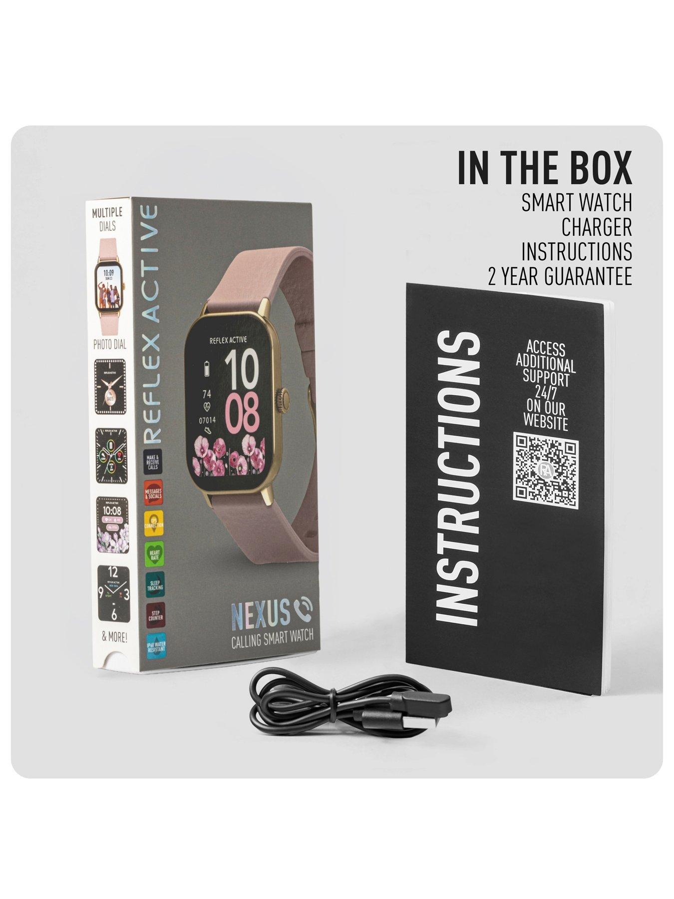 Image 7 of 7 of Reflex Active Reflex Active Nexus Pink Silicone Strap Smart Watch