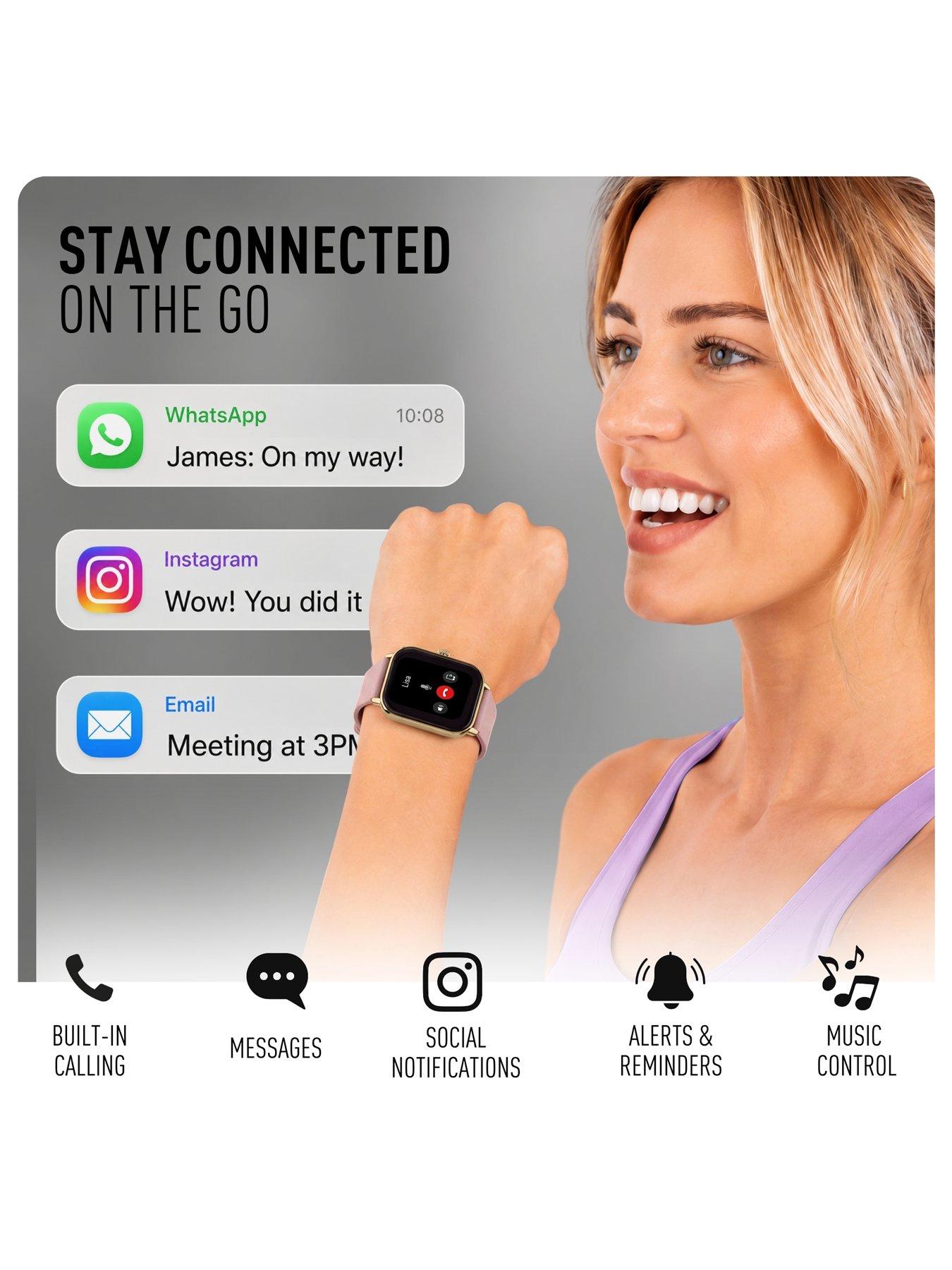 Image 4 of 7 of Reflex Active Reflex Active Nexus Pink Silicone Strap Smart Watch