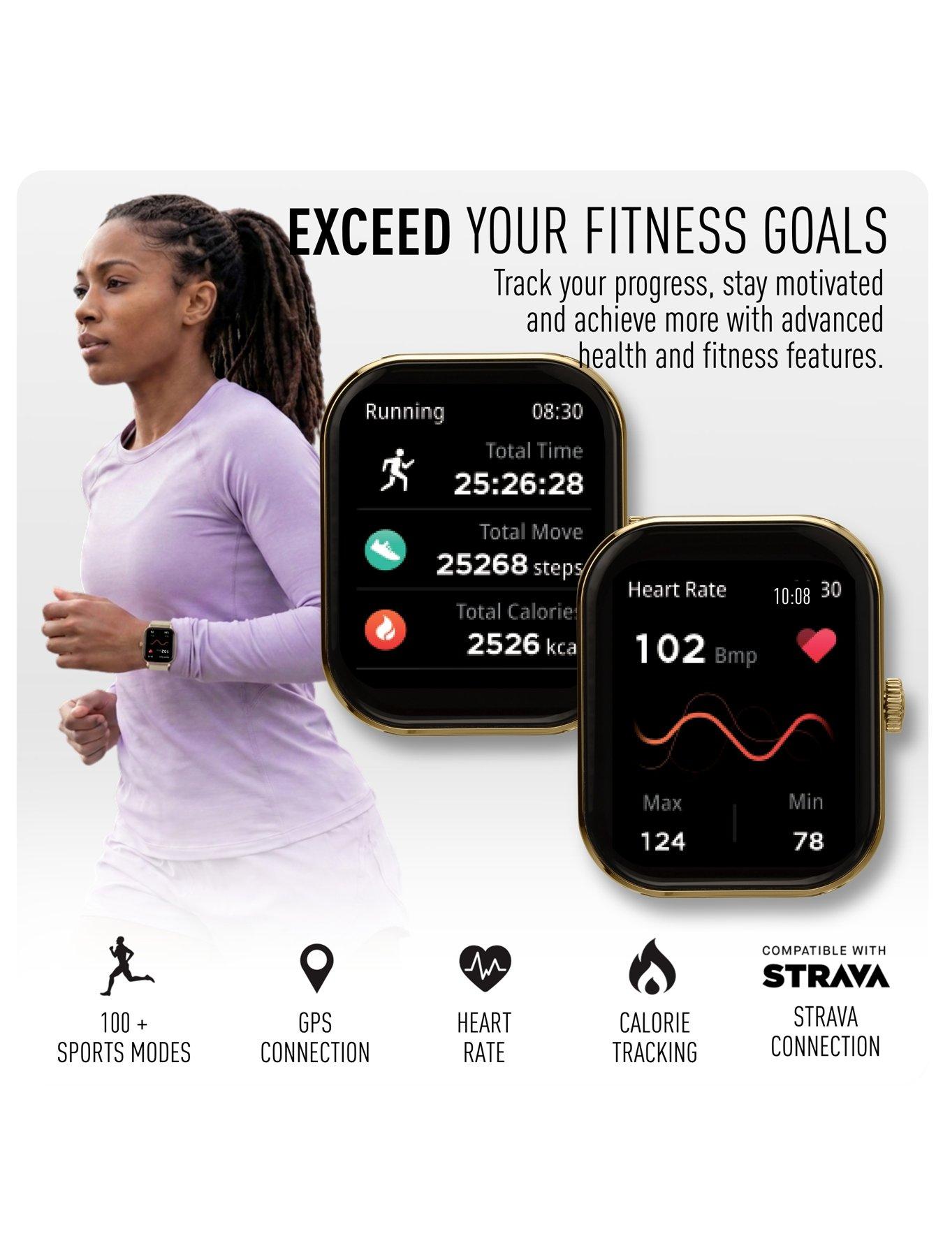Image 2 of 7 of Reflex Active Reflex Active Nexus Cream Silicone Strap Smart Watch