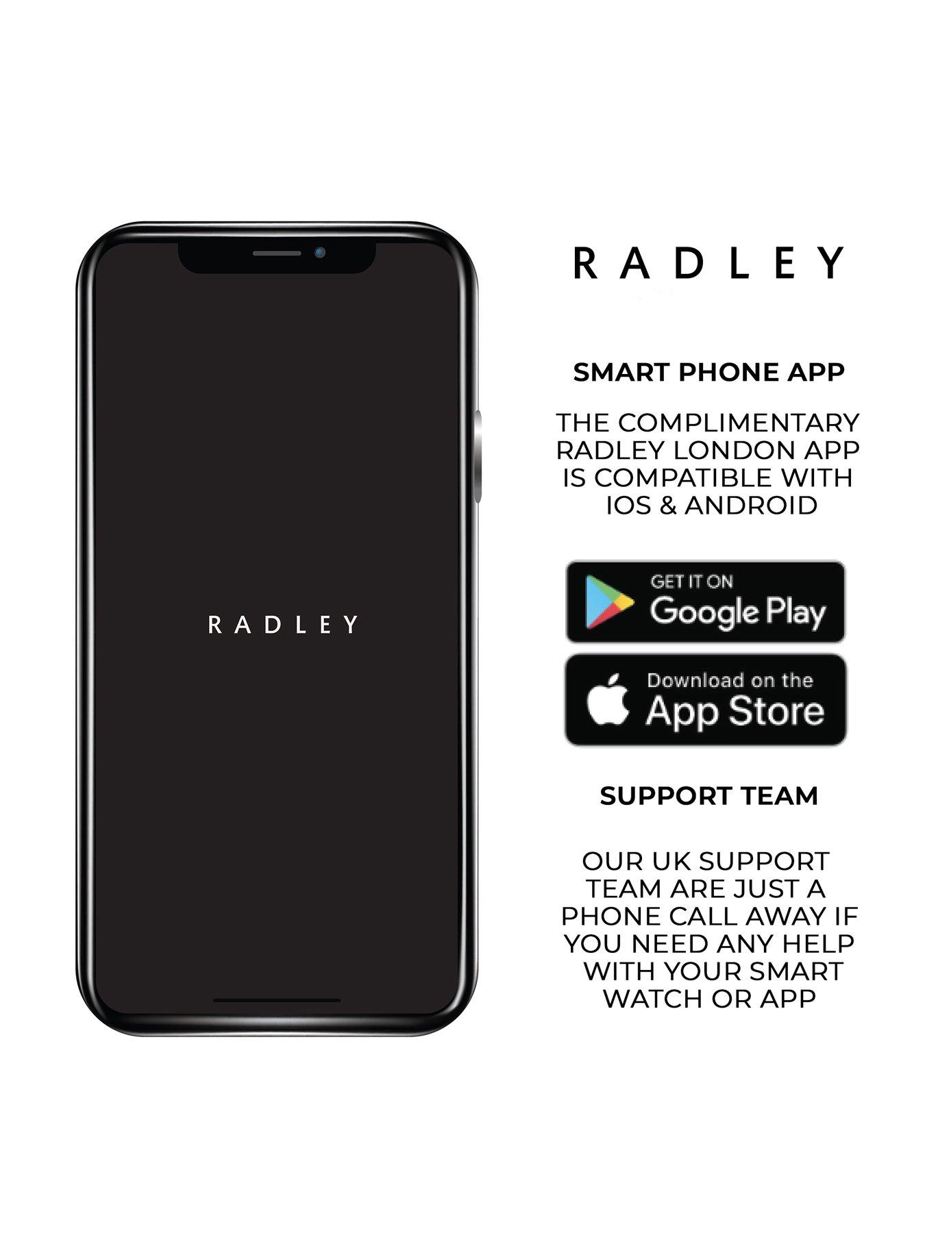 Image 6 of 6 of Radley Radley Series 55 Dark Cherry Silicone Strap Smart Watch