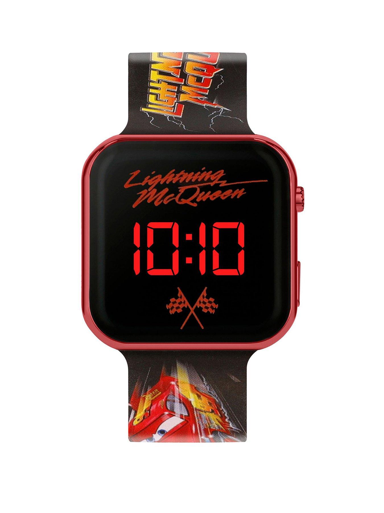 Image 1 of 5 of Disney Cars LIGHTNING MCQUEEN LED WATCH