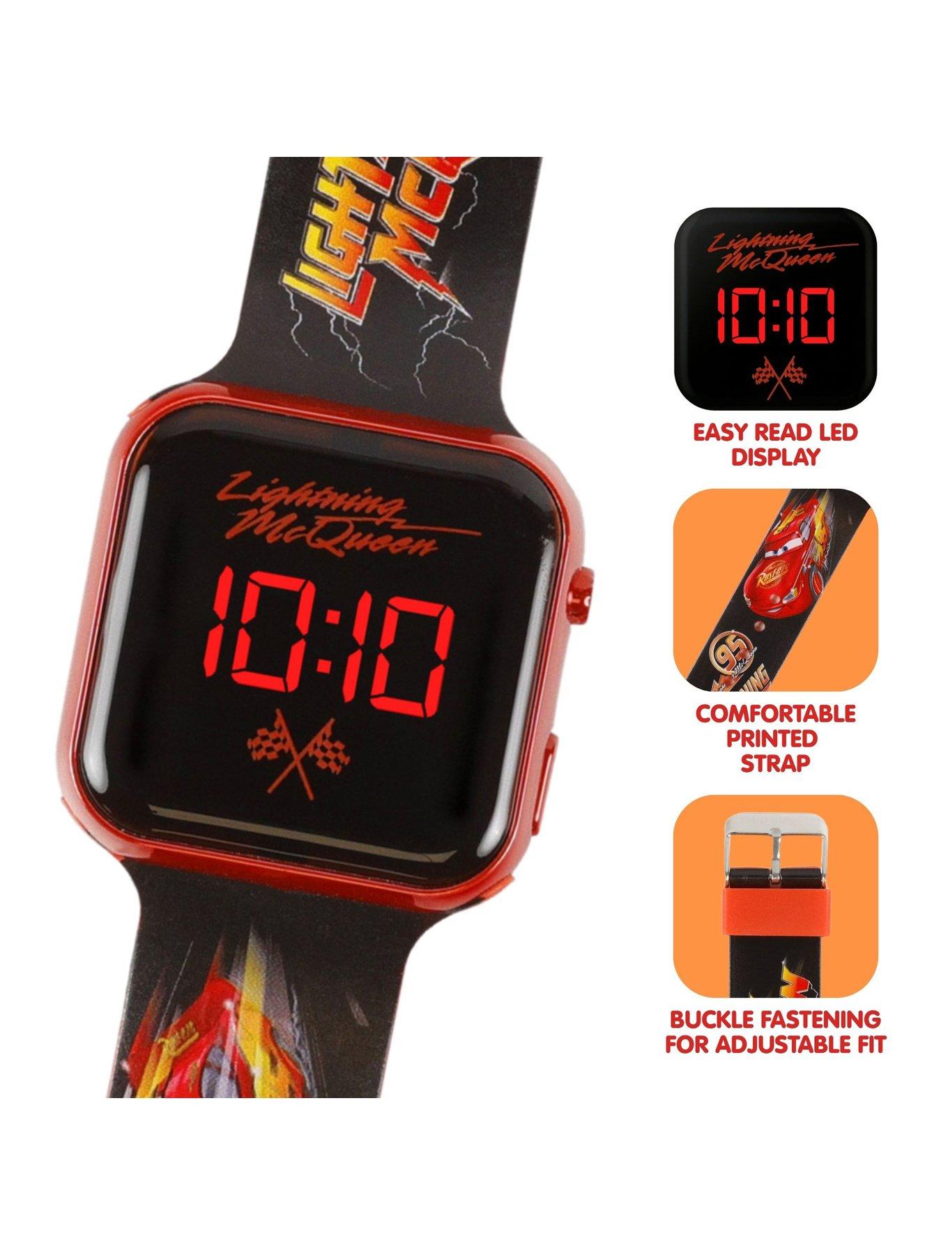 Image 2 of 5 of Disney Cars LIGHTNING MCQUEEN LED WATCH