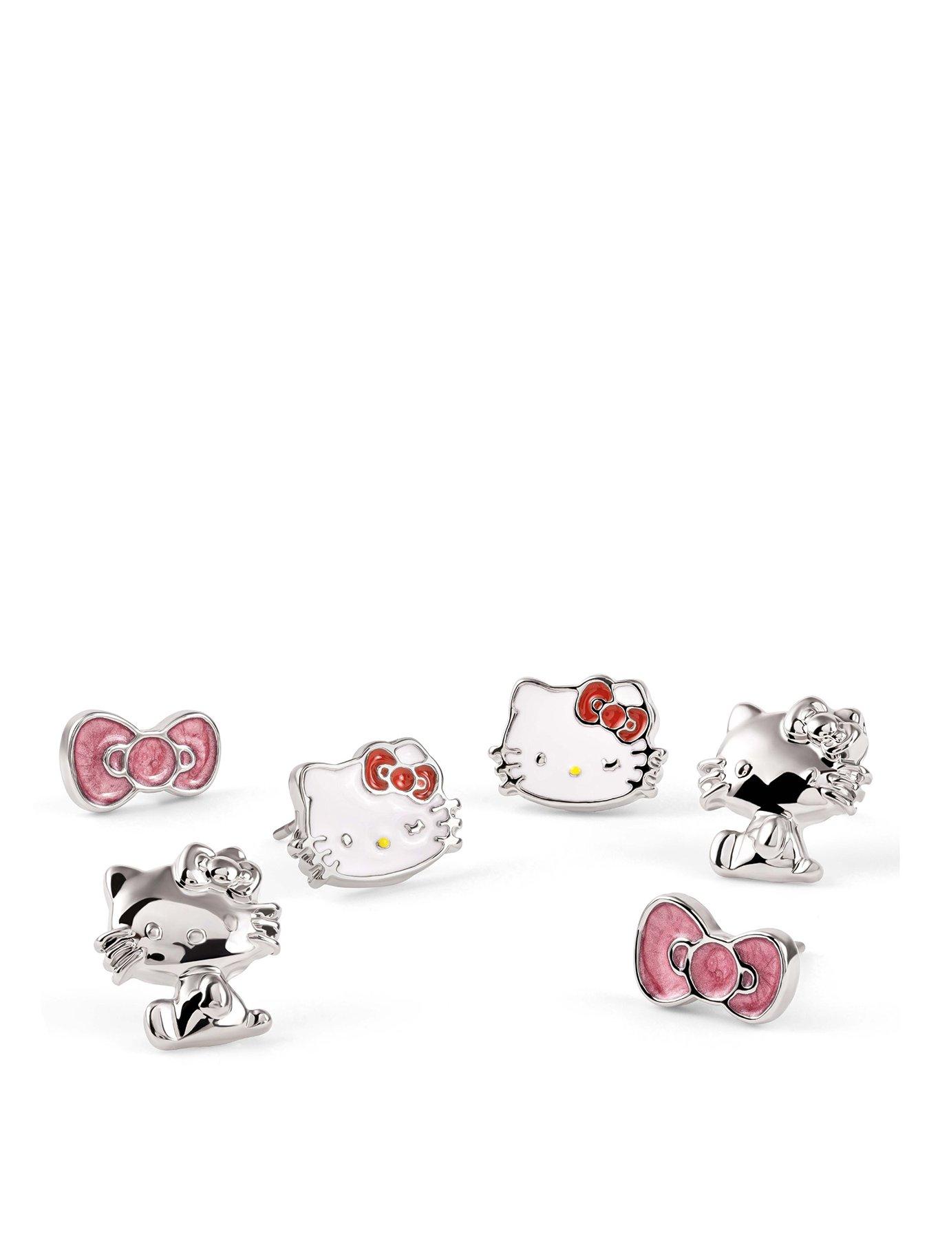 Hello Kitty KIDS 3 PIECE EARRINGS SET HELLO KITTY