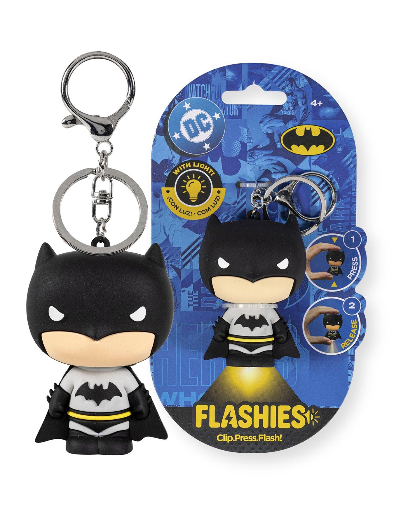 Image 1 of 7 of Batman 3D LED Flashlight Keyring - Multi
