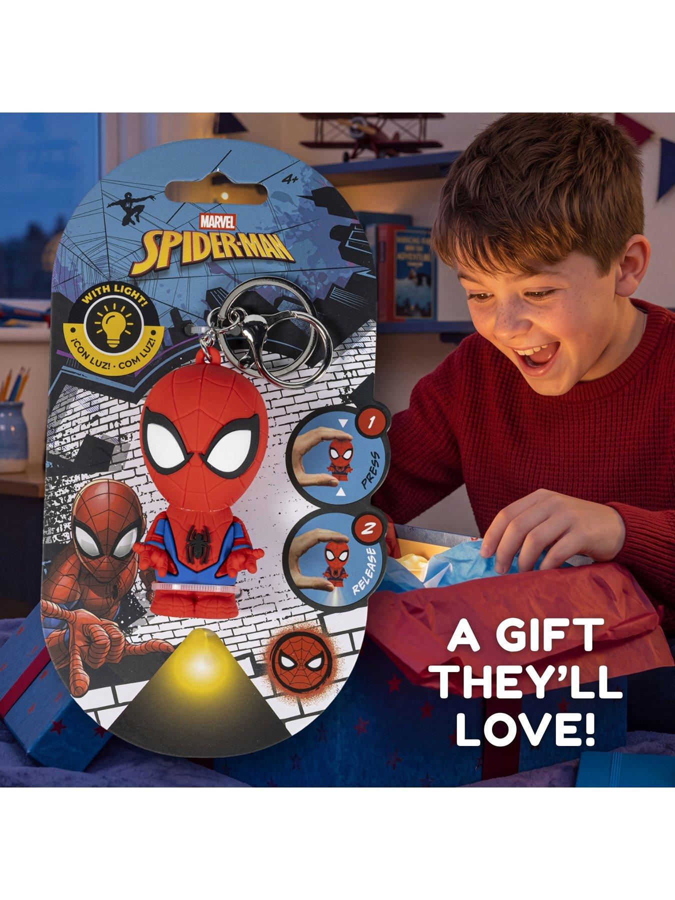 Image 6 of 7 of Spiderman 3D Figure keychain with Spiderman LED Flashlight