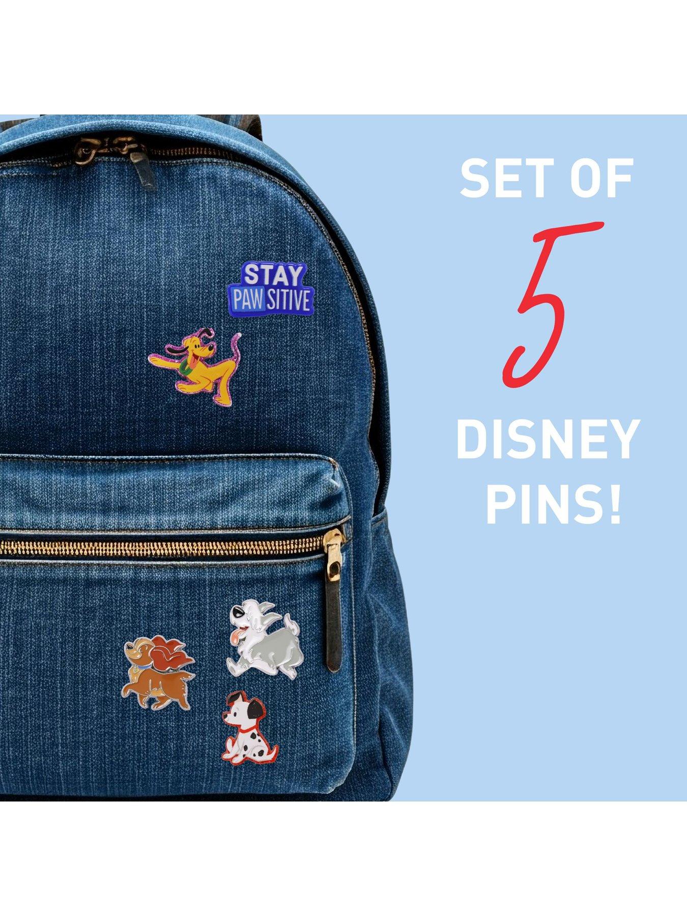 Image 3 of 3 of Disney 5 Piece Disney Dog Pin Badges Set&nbsp;