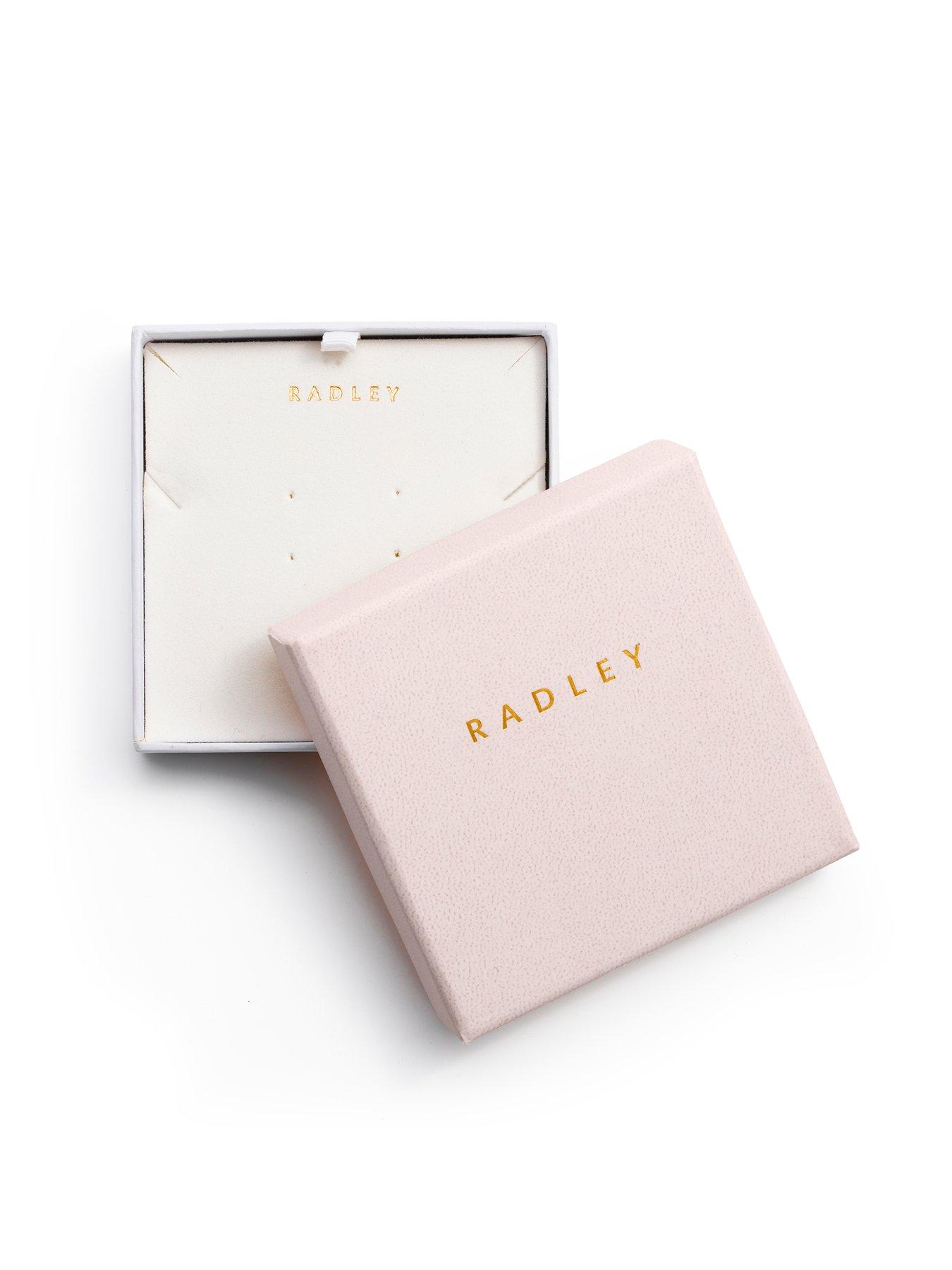 Image 4 of 4 of Radley 18ct Gold Plated Textured Ring Charm Necklace