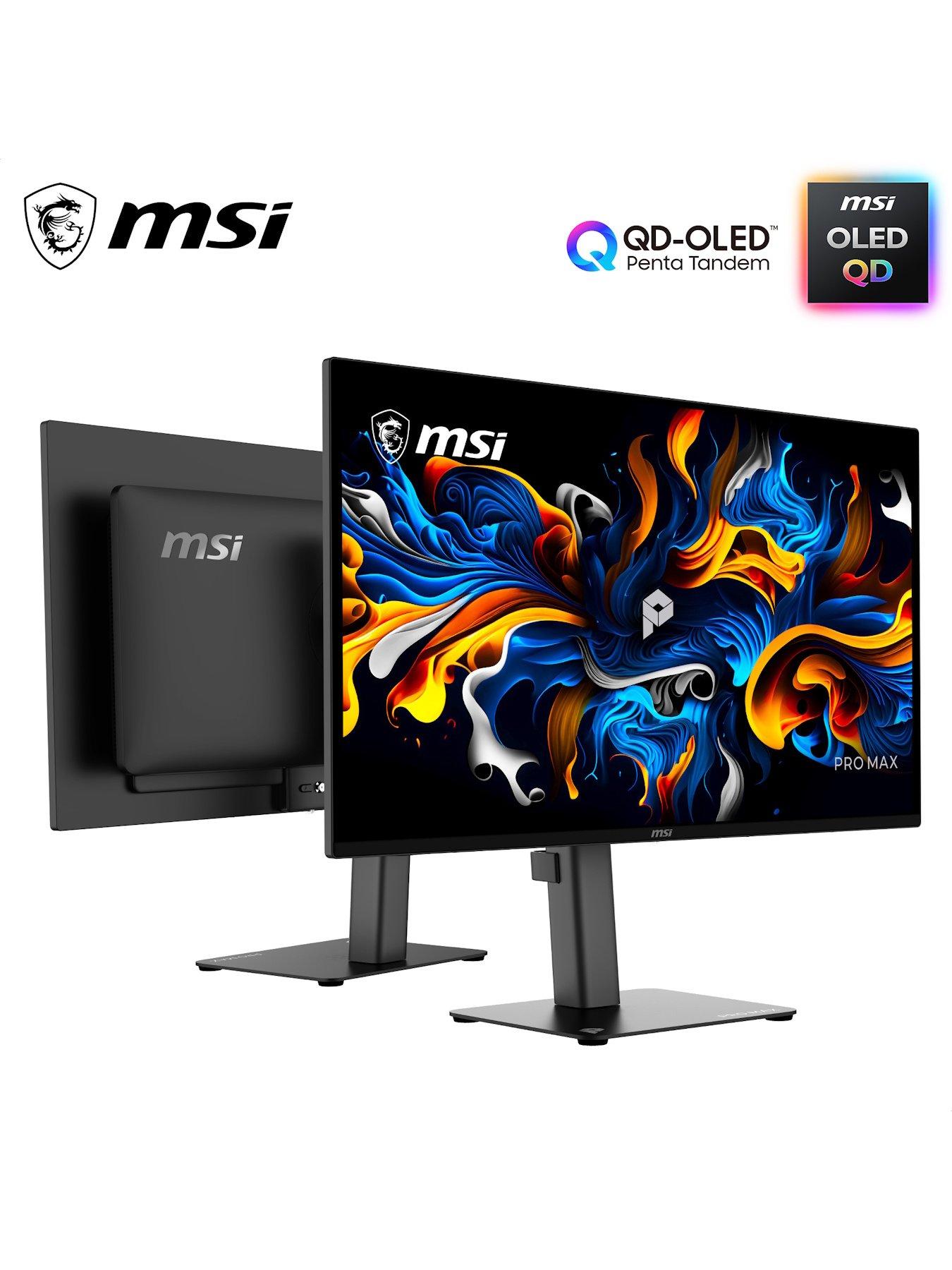 Image 2 of 6 of MSI PRO MAX 271QPX14G 27 inch, QD-OLED, WQHD, 144Hz, Adaptive Sync HDR Ready Monitor