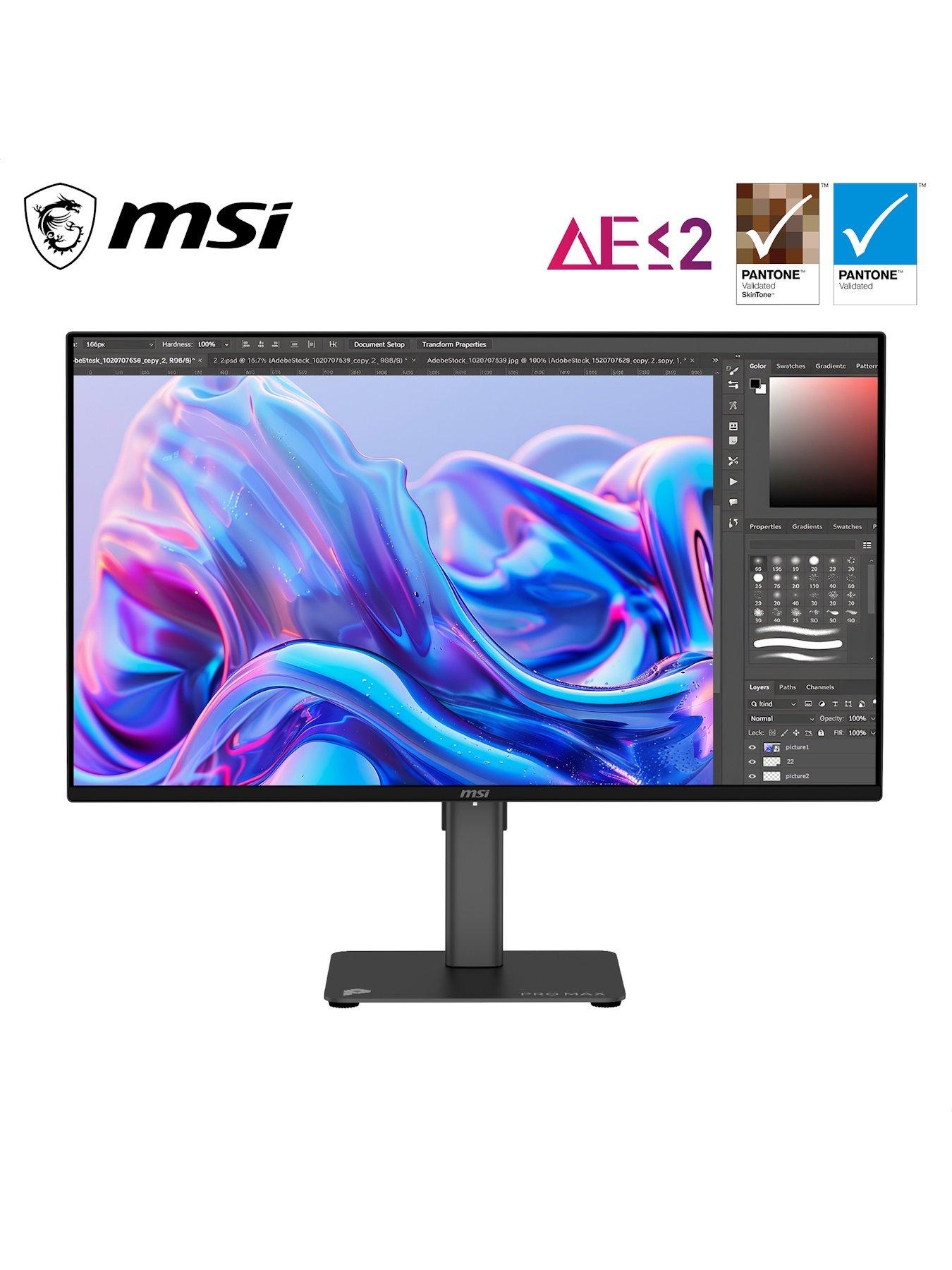 Image 3 of 6 of MSI PRO MAX 271QPX14G 27 inch, QD-OLED, WQHD, 144Hz, Adaptive Sync HDR Ready Monitor