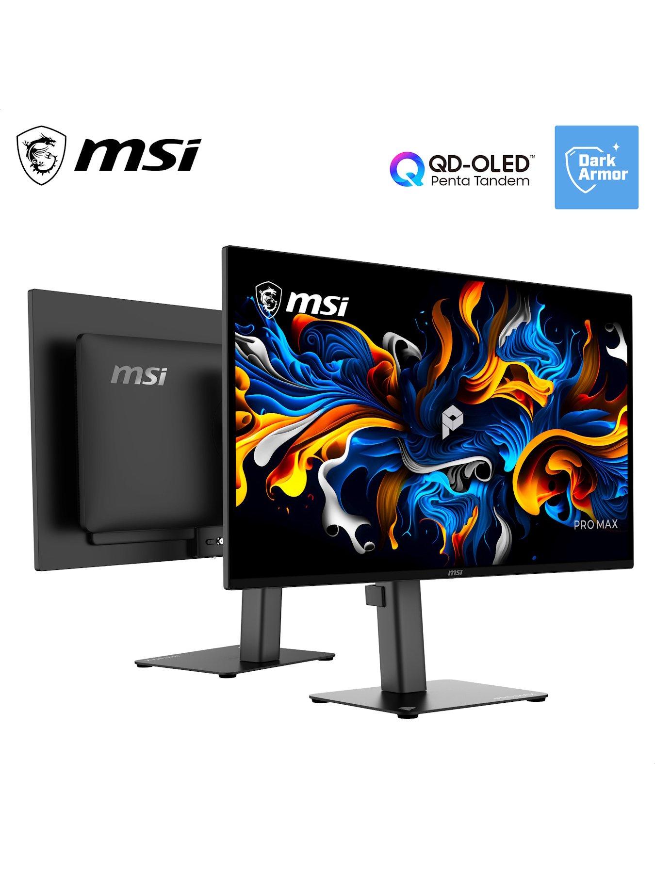 Image 2 of 7 of MSI PRO MAX 271UPX12G 27 inch, QD-OLED, 4K UHD, 120Hz, NVIDIA G-SYNC Compatible, AMD FreeSync Premium Pro Monitor