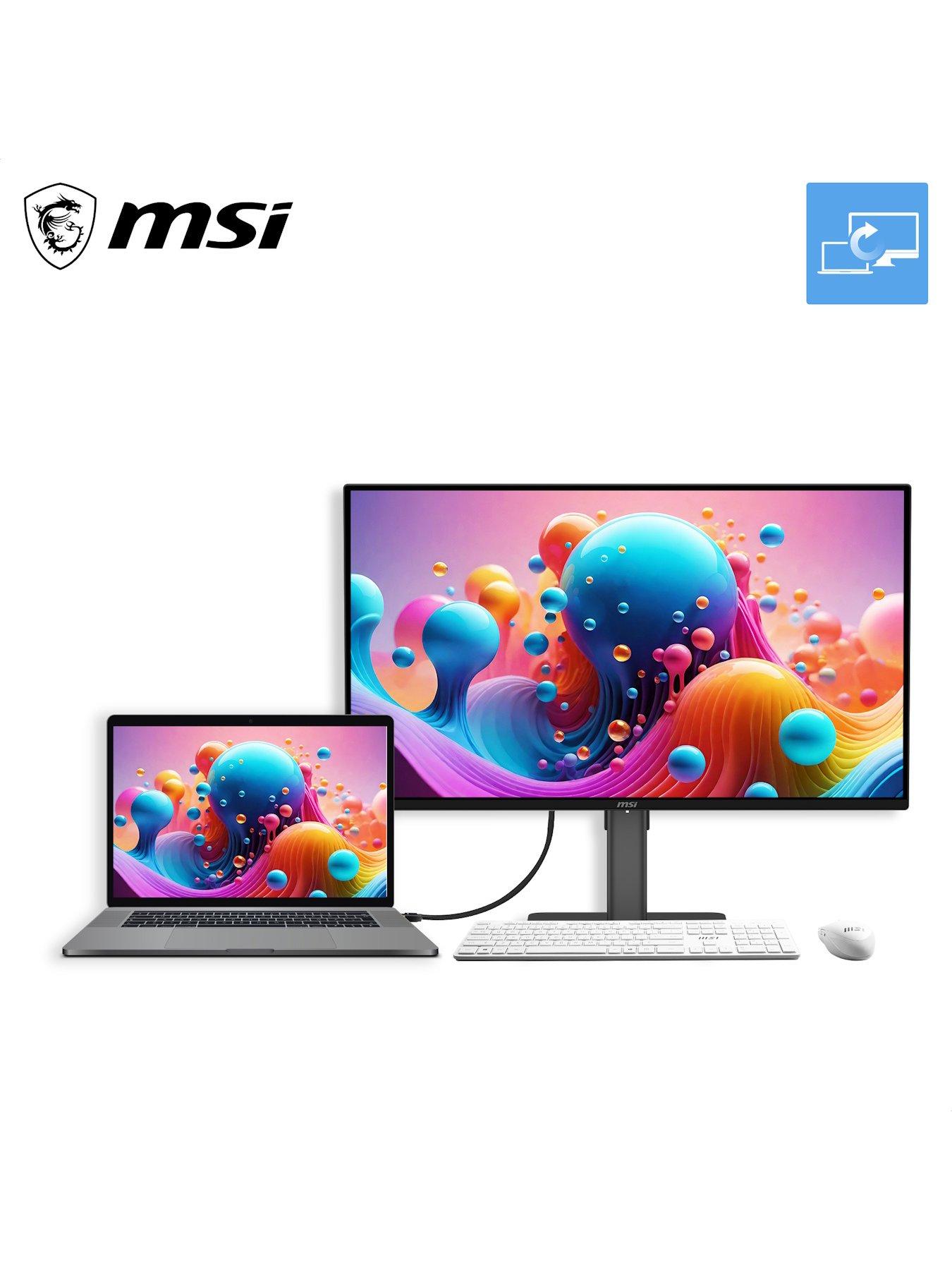 Image 3 of 7 of MSI PRO MAX 271UPX12G 27 inch, QD-OLED, 4K UHD, 120Hz, NVIDIA G-SYNC Compatible, AMD FreeSync Premium Pro Monitor