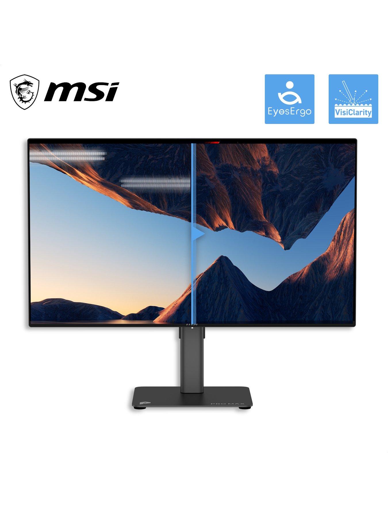 Image 5 of 7 of MSI PRO MAX 271UPX12G 27 inch, QD-OLED, 4K UHD, 120Hz, NVIDIA G-SYNC Compatible, AMD FreeSync Premium Pro Monitor