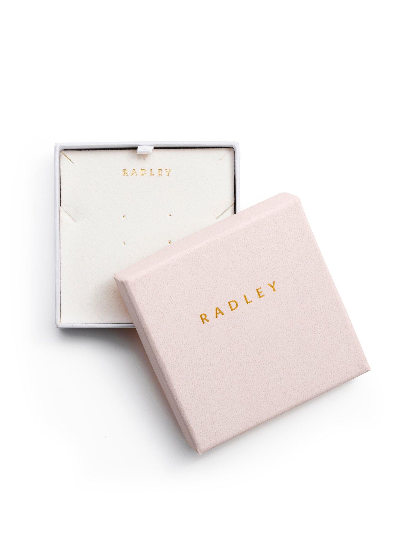 Image 4 of 4 of Radley Radley 18ct Gold Plated T-Bar Bracelet with Hanging Charm