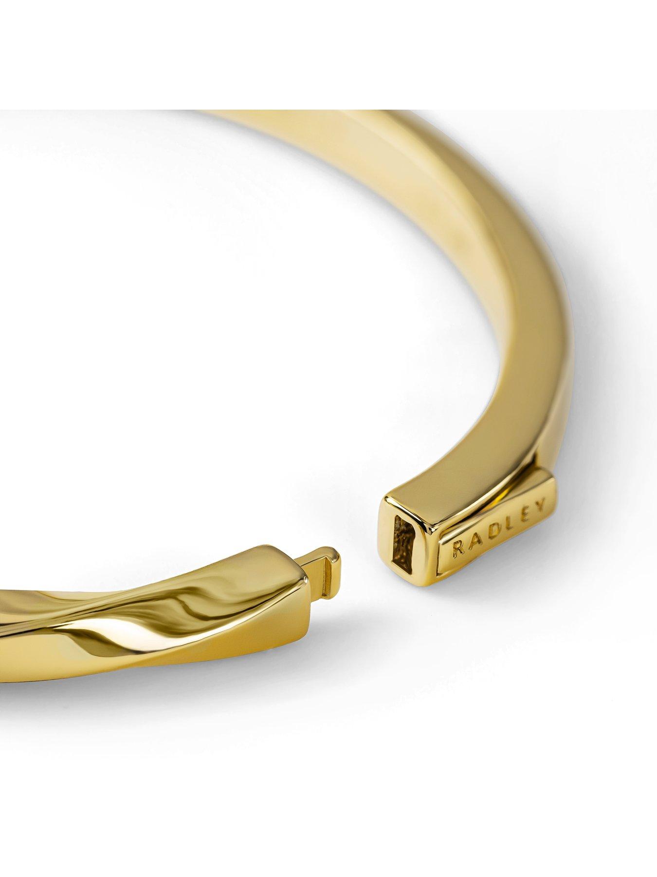 Image 4 of 5 of Radley 18ct Gold Plated Twisted Bangle