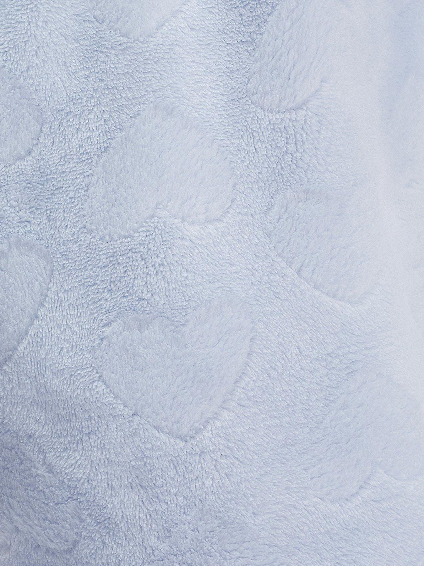 Image 6 of 6 of Boux Avenue Boux Avenue Fluffy Heart Short Gown - Blue