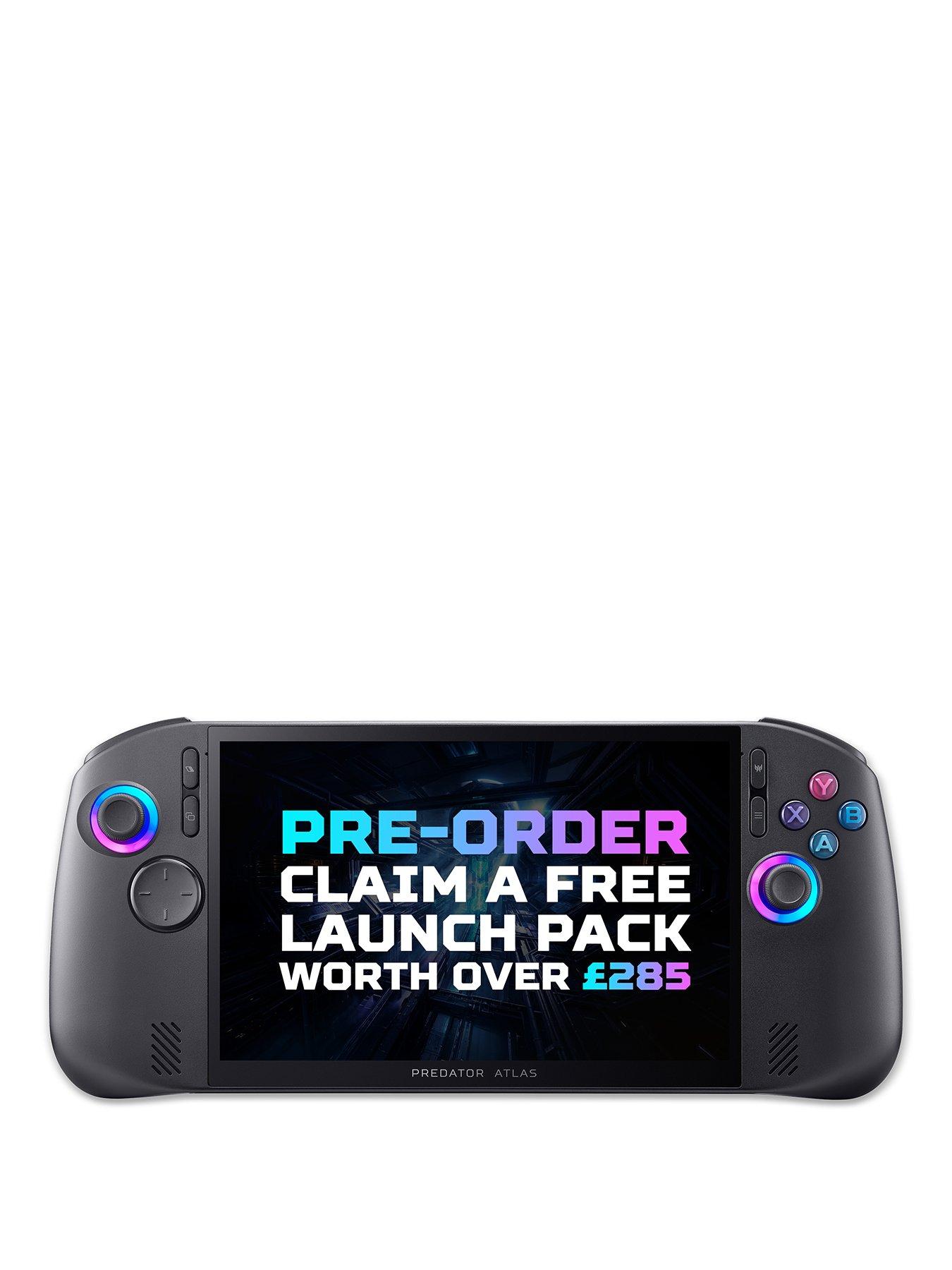 Image 1 of 7 of Acer Predator Atlas 8 Windows Handheld Gaming PC - Intel Arc G3, 16GB RAM, 512GB SSD, 8in WUXGA 120Hz, Black
