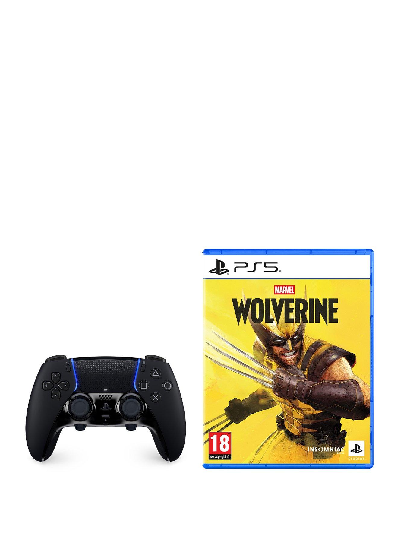 Playstation Marvel's Wolverine  &  PlayStation®5 DualSense Edge® Wireless Controller - Midnight Black
