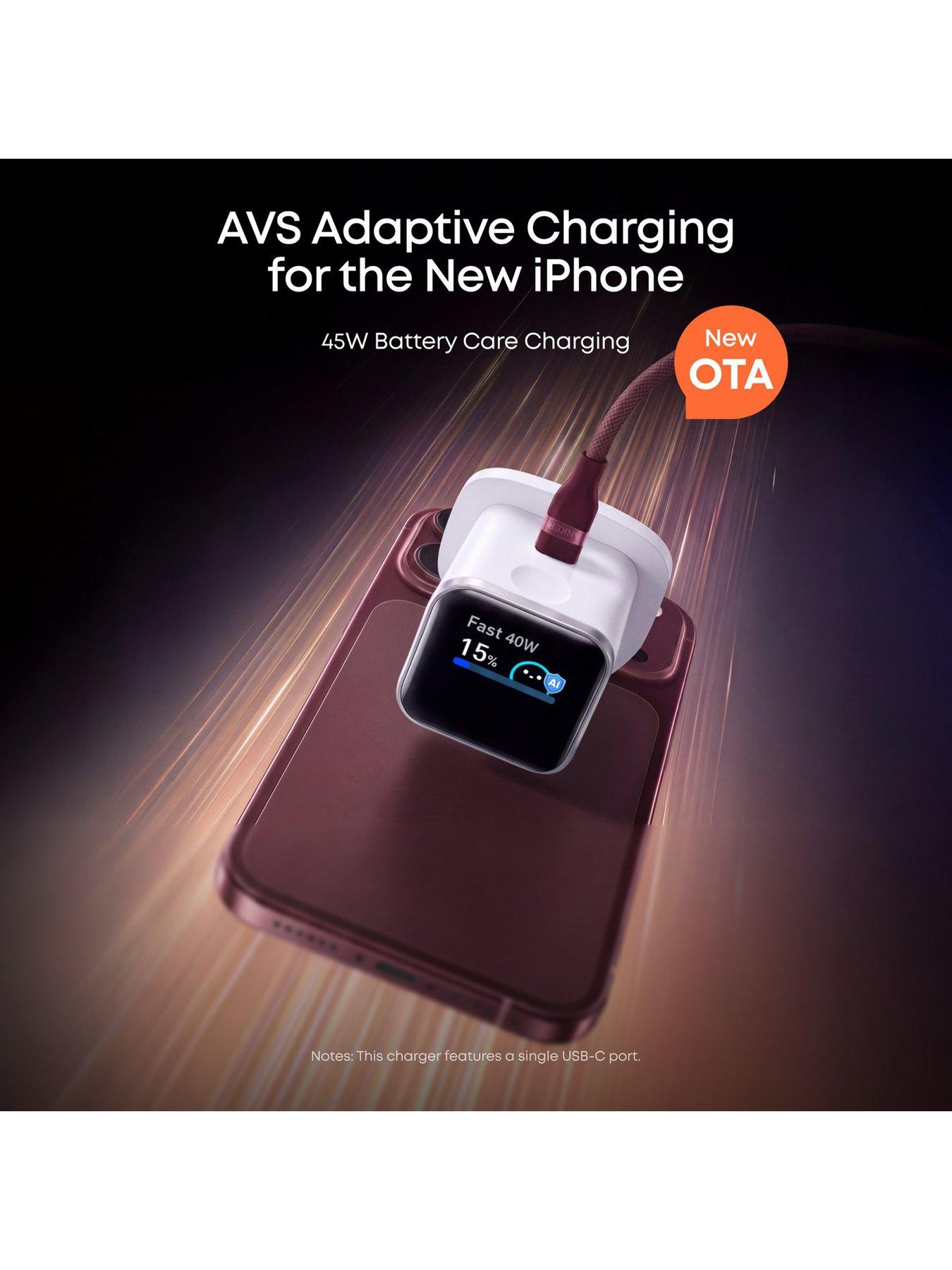 Image 5 of 7 of Anker Anker Nano USB-C Charger, 45W Fast Charging with Smart Display