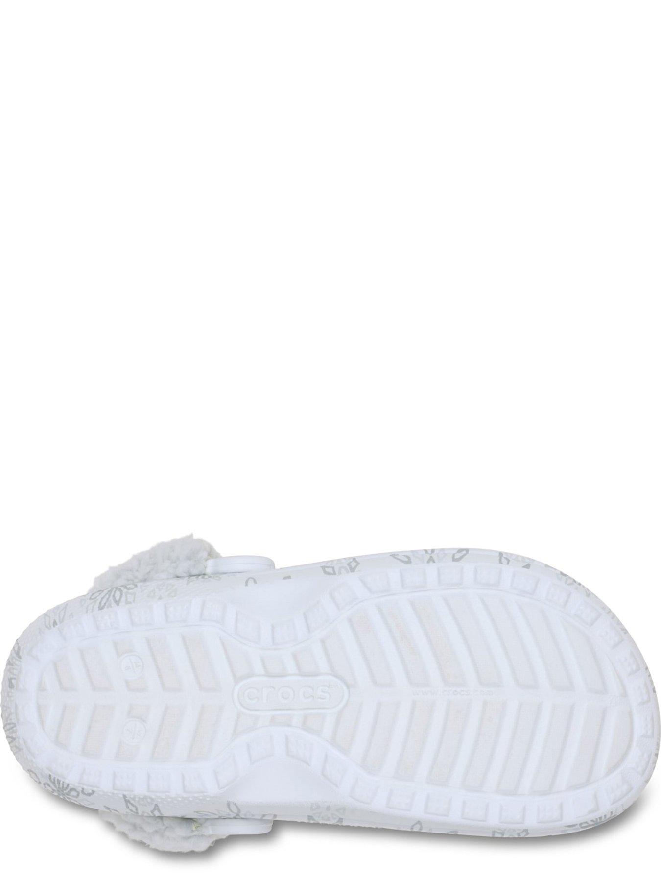 Image 5 of 6 of Crocs Classic Fleece Lined Snow White