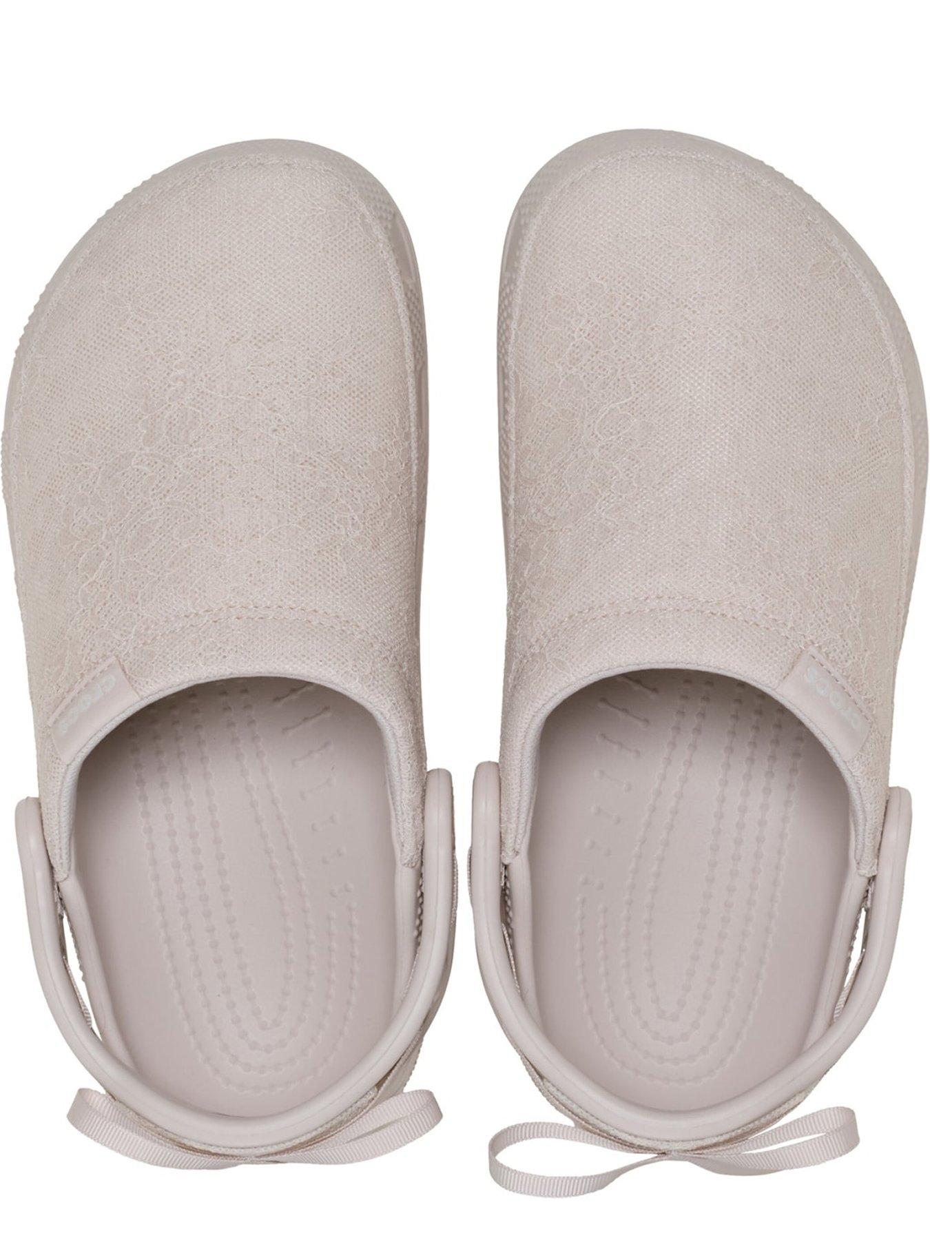Image 4 of 7 of Crocs Crafted Lace Clog Cocoa Cream