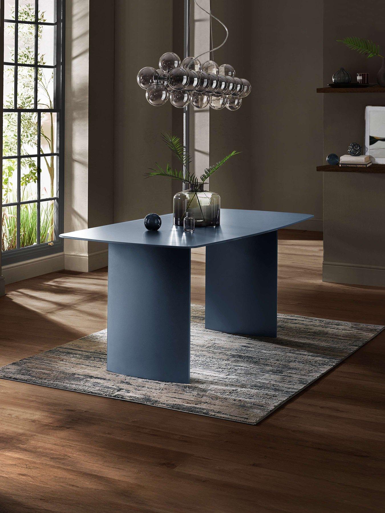 Julian Bowen Element Glass Dining Table