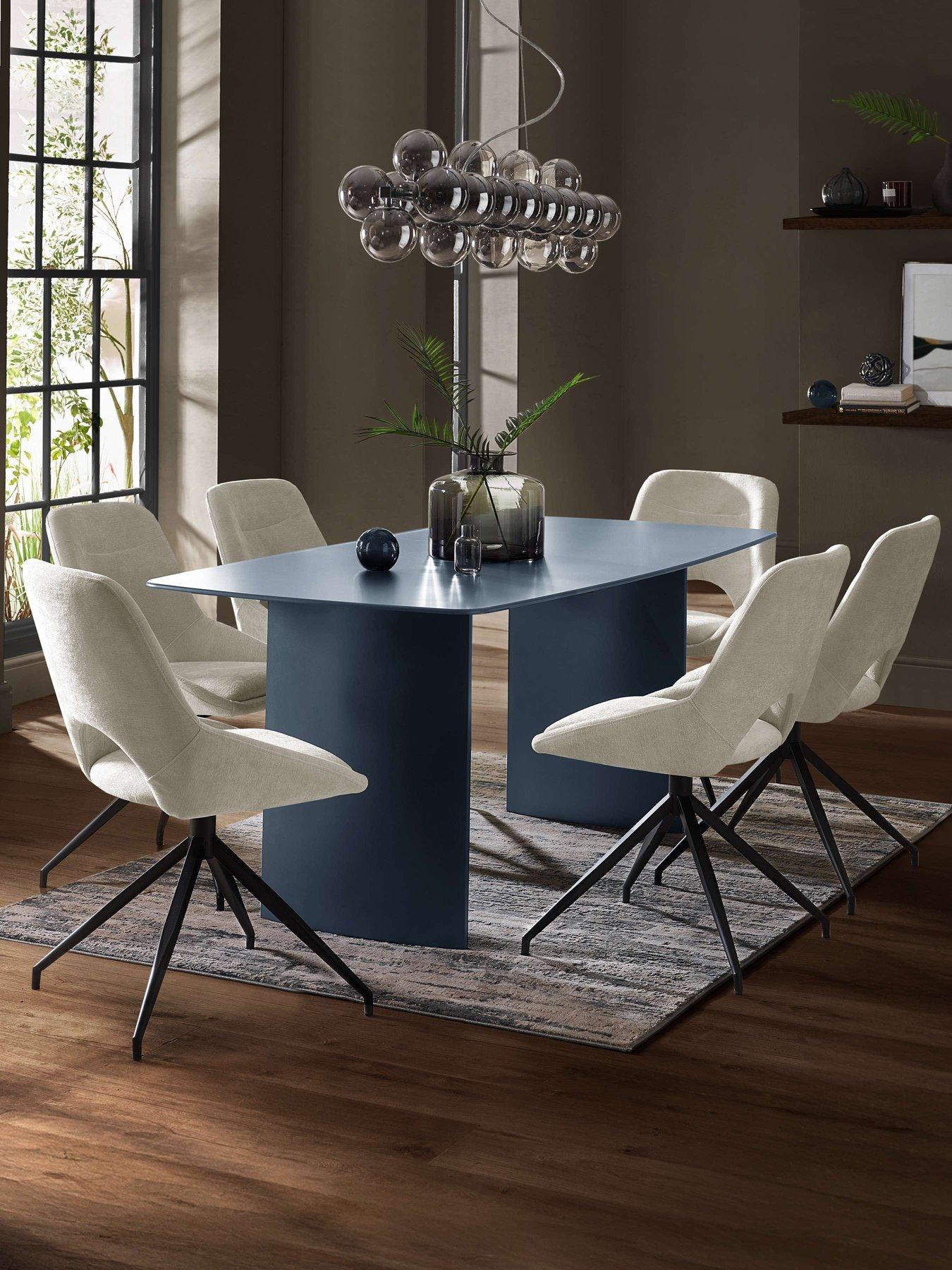 Image 6 of 7 of Julian Bowen Element Glass Dining Table