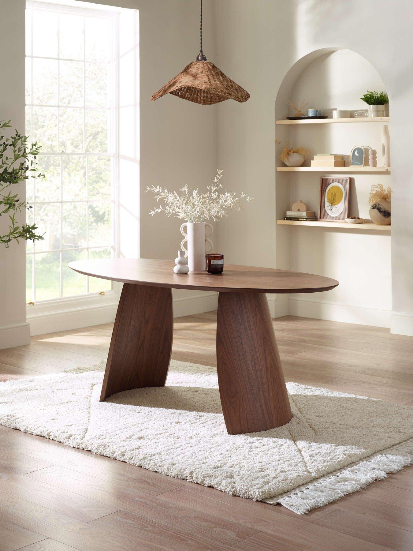 Image 1 of 7 of Julian Bowen Julius Oval Dining Table