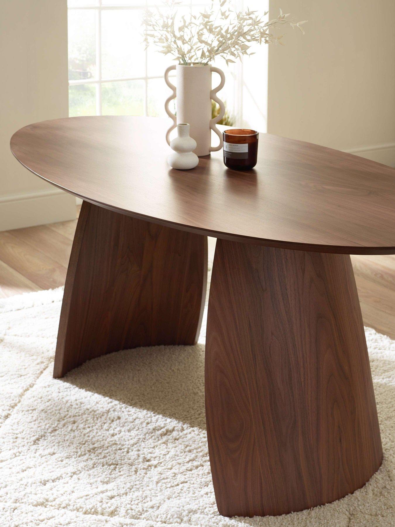 Image 4 of 7 of Julian Bowen Julius Oval Dining Table