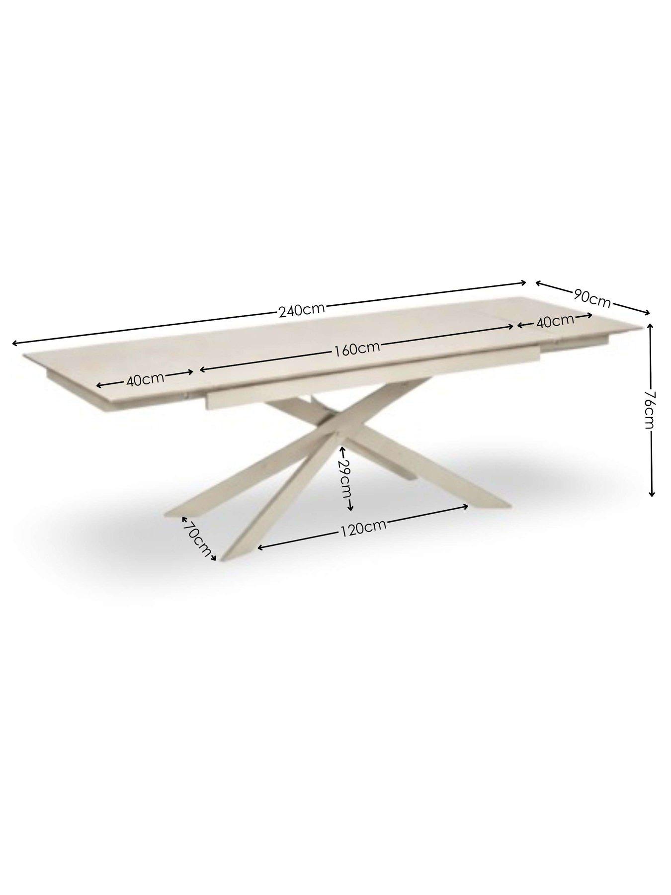 Image 7 of 7 of Julian Bowen Osaka Extending Dining Table