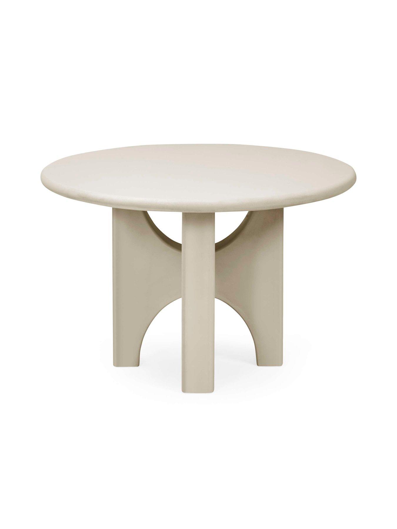 Image 3 of 7 of Julian Bowen Thyra Concrete Effect Round Dining Table