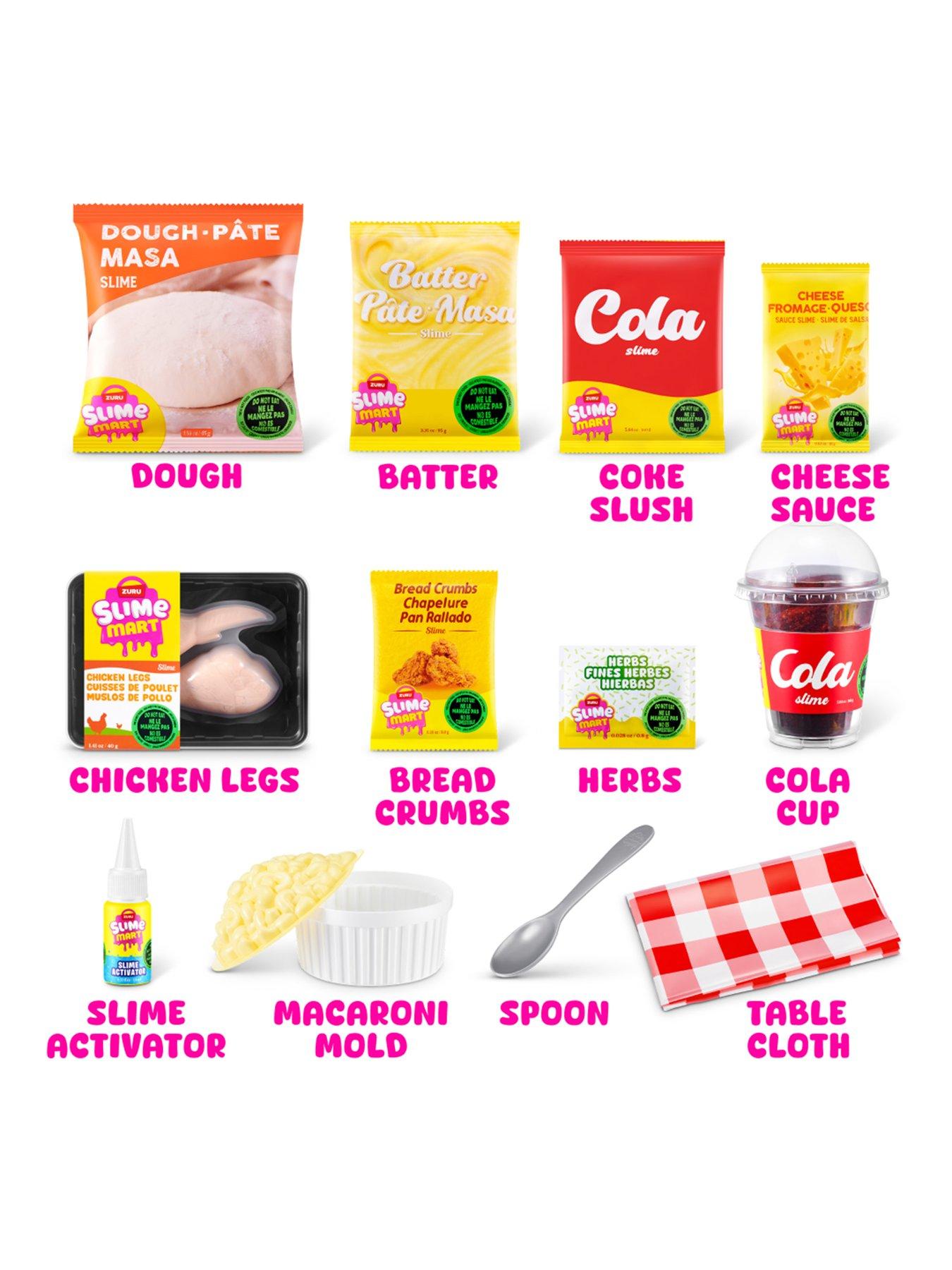 Image 3 of 7 of Slime Mart Mix And Mould Small Shopping Basket Fast Food Slime Play Set