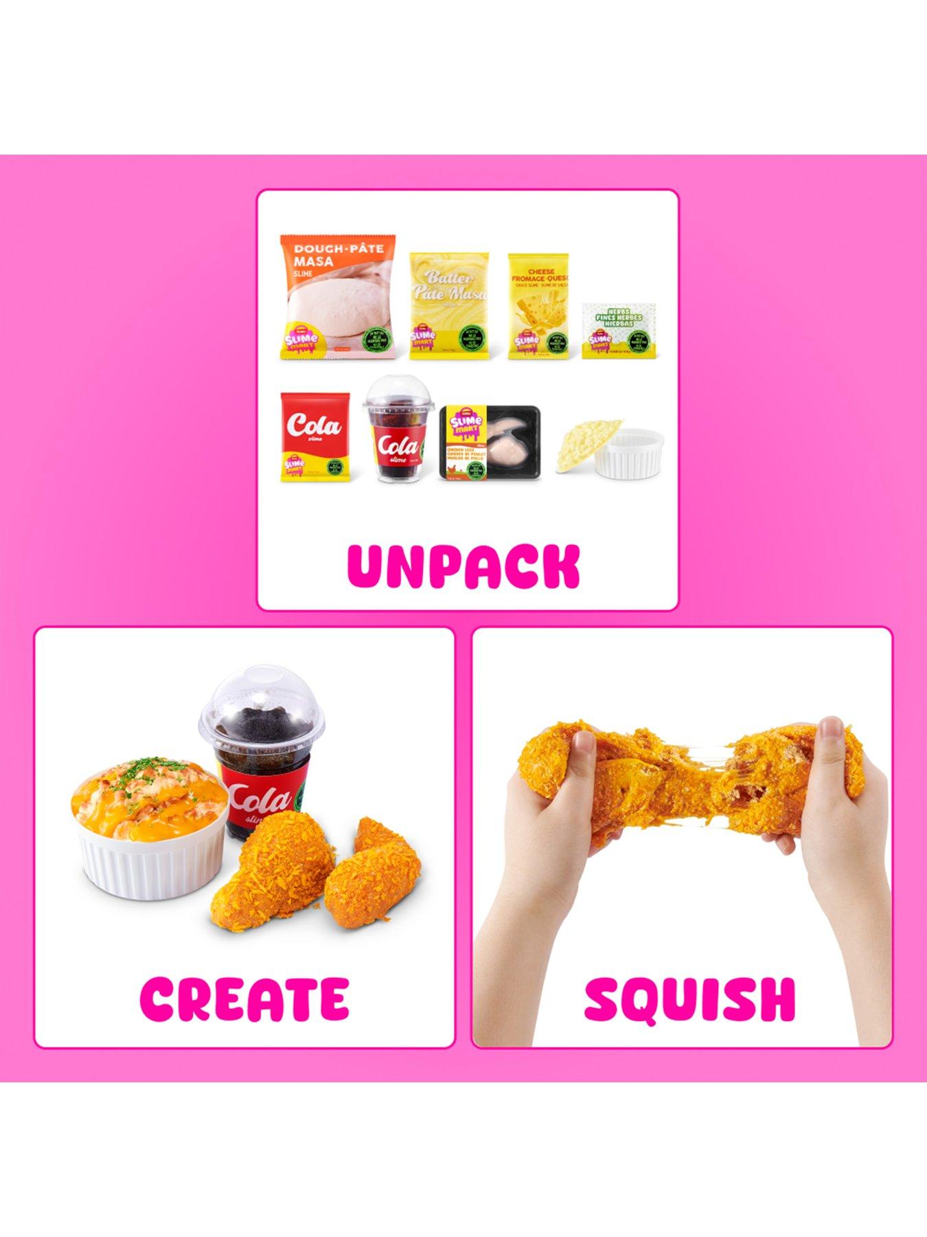 Image 7 of 7 of Slime Mart Mix And Mould Small Shopping Basket Fast Food Slime Play Set