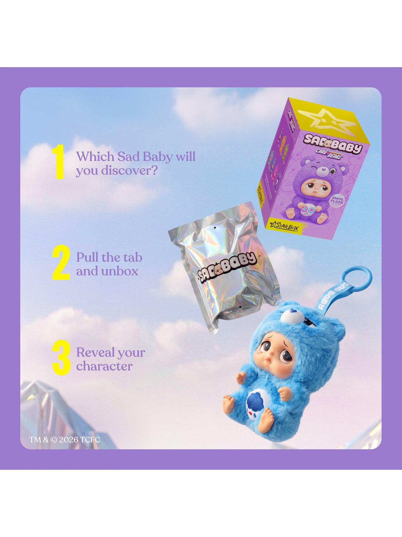 Image 4 of 7 of Sad Baby Star Box Sad Baby Care Bears Keyrings Blind Box S1