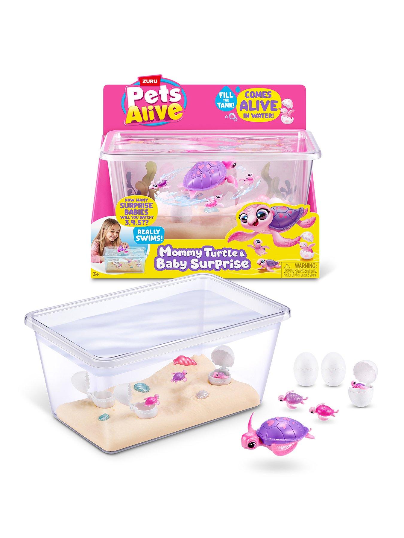 Pets Alive Mommy & Baby Surprise Turtle Playset S1