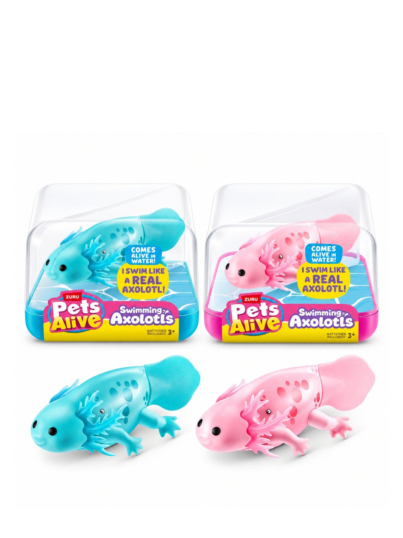 Image 1 of 5 of Pets Alive Swimming Axolotl - S1 - Twin pack