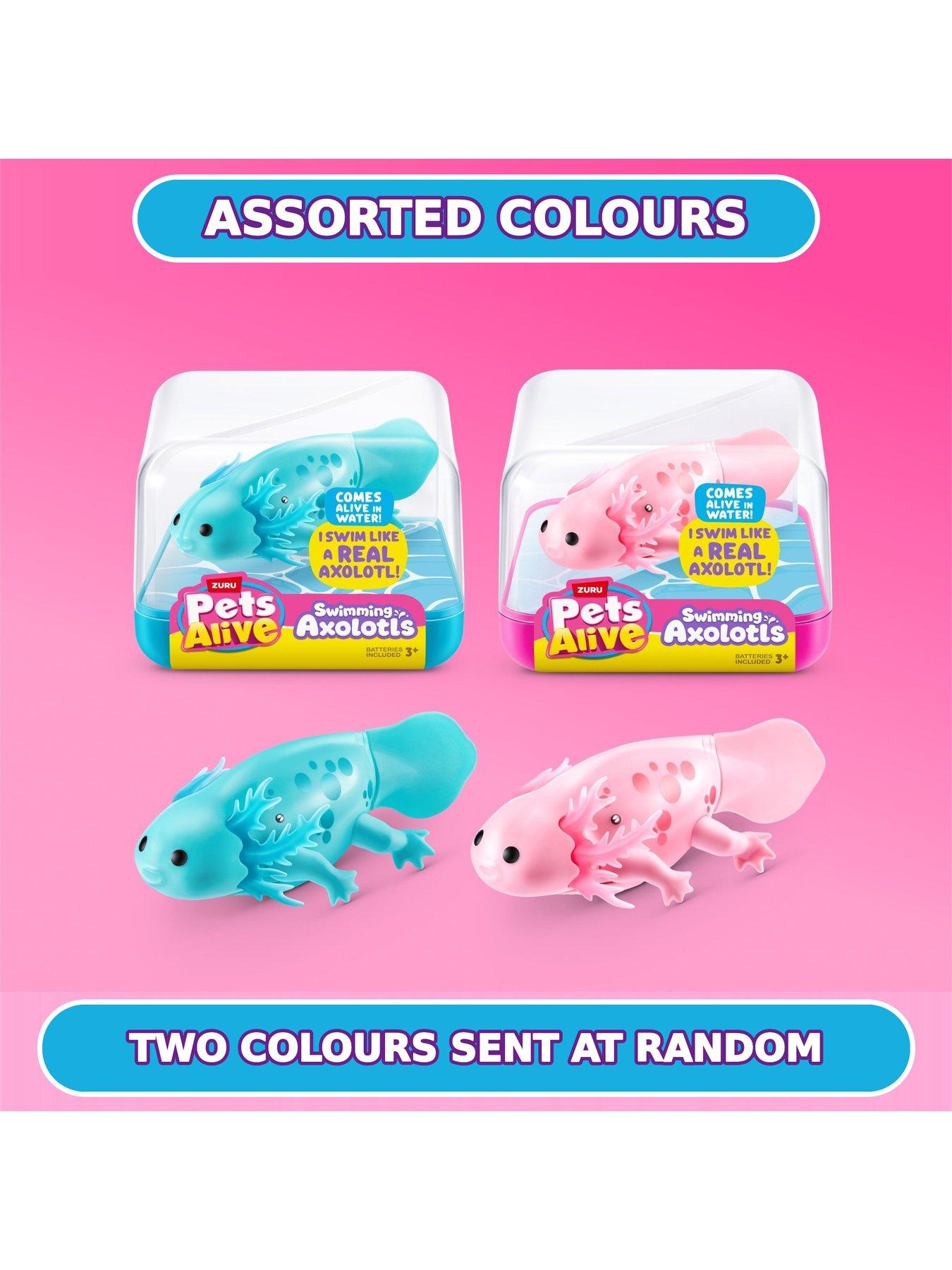 Image 2 of 5 of Pets Alive Swimming Axolotl - S1 - Twin pack