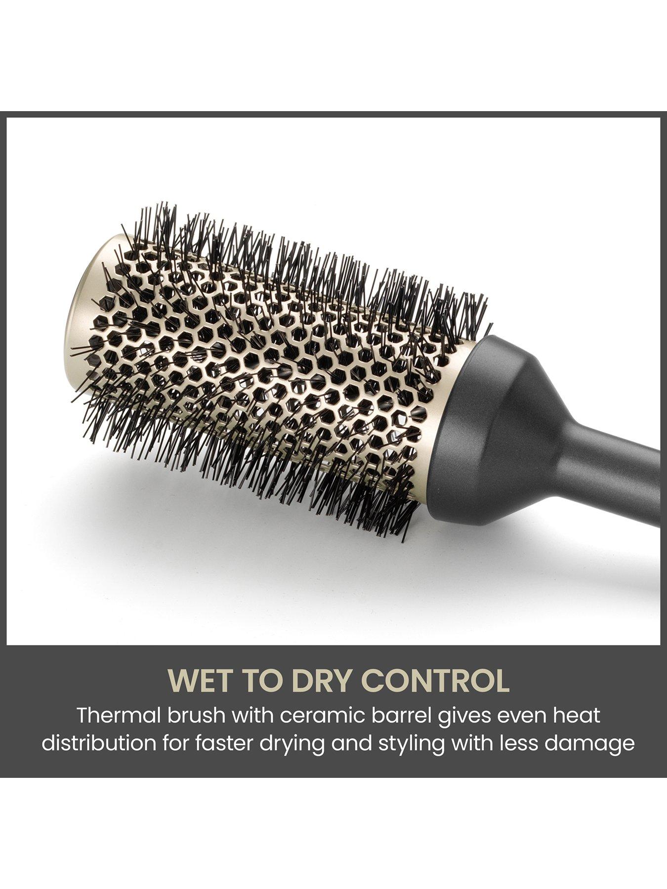 Image 3 of 7 of BaByliss Wet to Dry Round Ceramic Blow-Dry Hair Brush for Volume, Shape and Shine