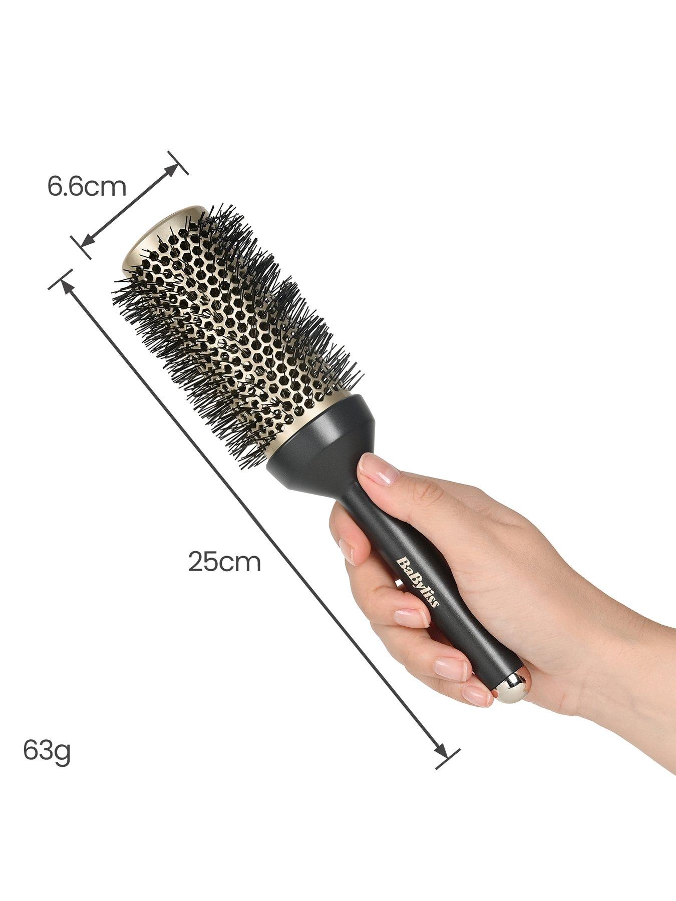 Image 5 of 7 of BaByliss Wet to Dry Round Ceramic Blow-Dry Hair Brush for Volume, Shape and Shine
